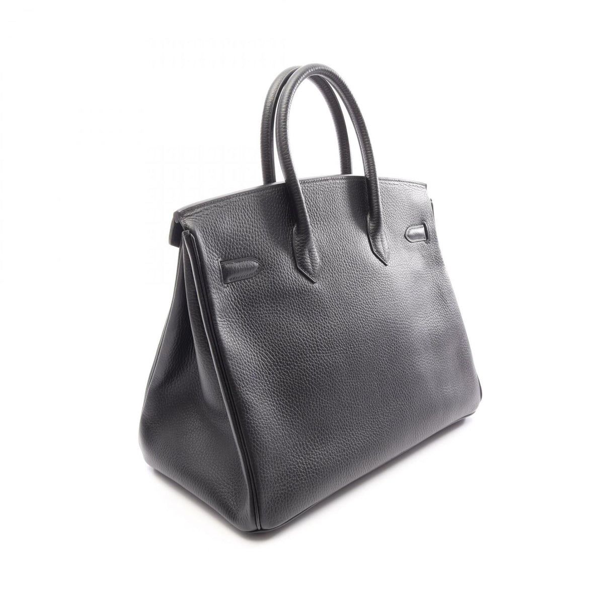 Hermes Black Ardennes Leather Leather Handbag (Pre-Owned)