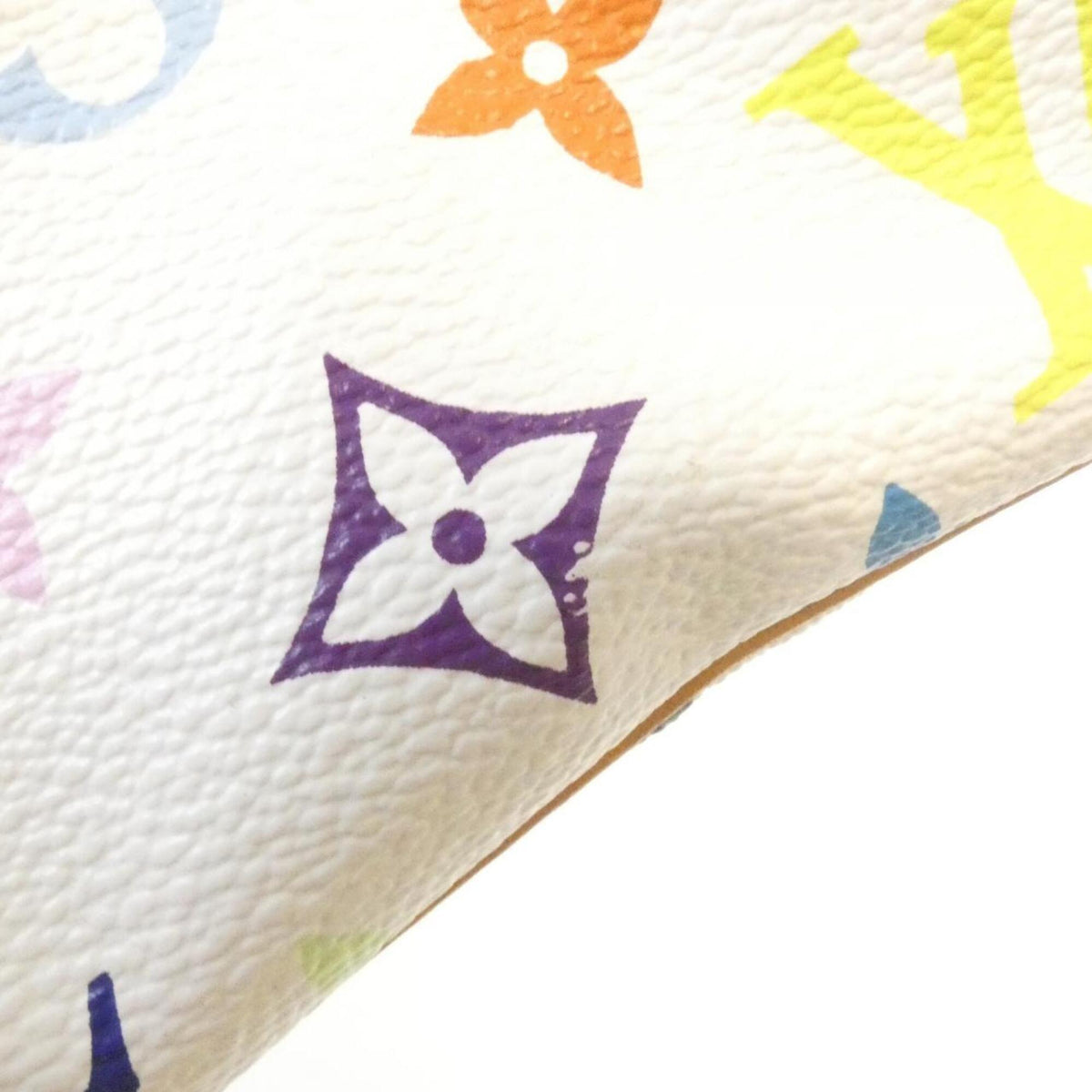 Louis Vuitton White Coated Canvas Boston Bag (Pre-Owned)