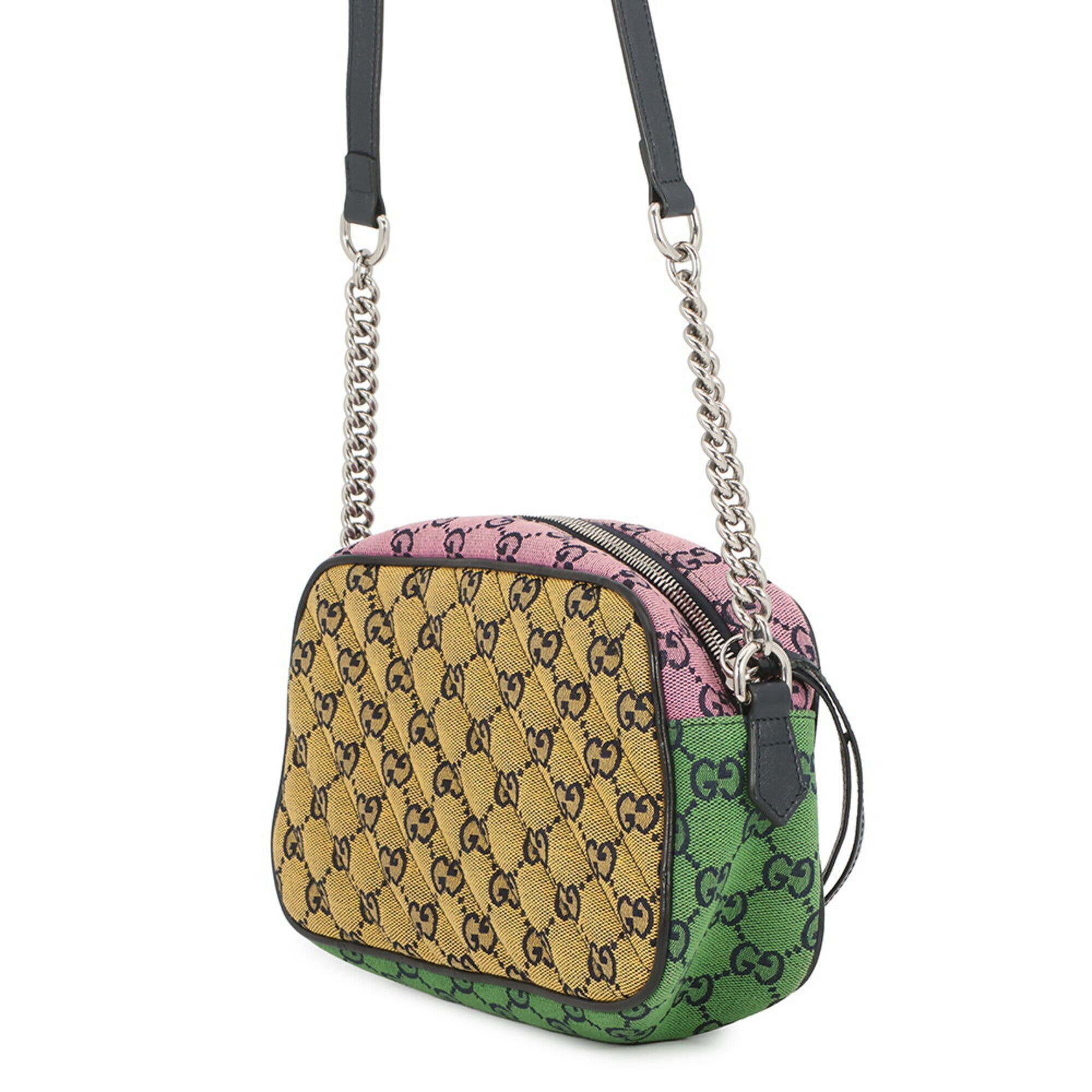 Gucci Multi-Color Gg Canvas Handbag Shoulder Bag (Pre-Owned)