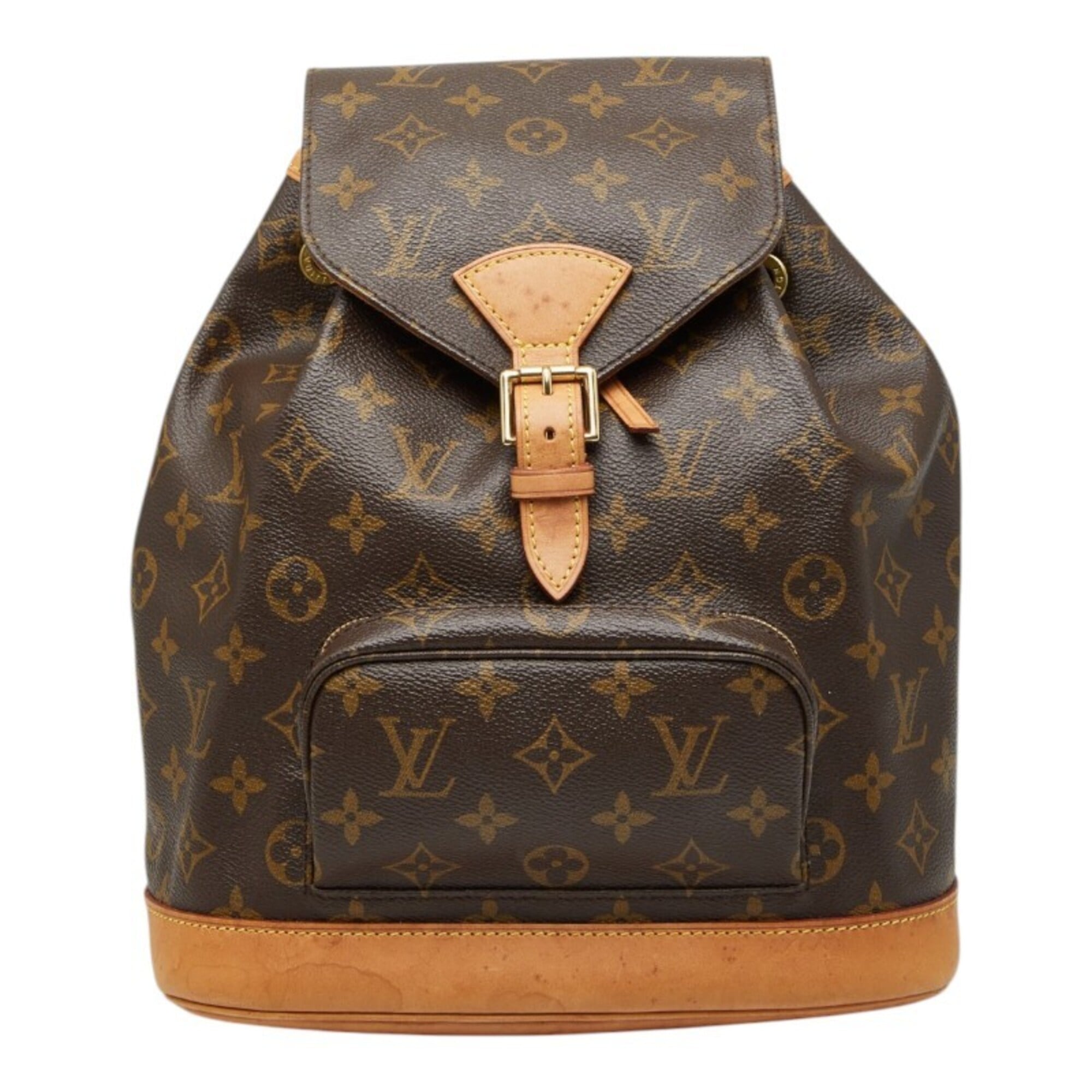 Louis Vuitton Brown Pvc Leather Backpack (Pre-Owned)