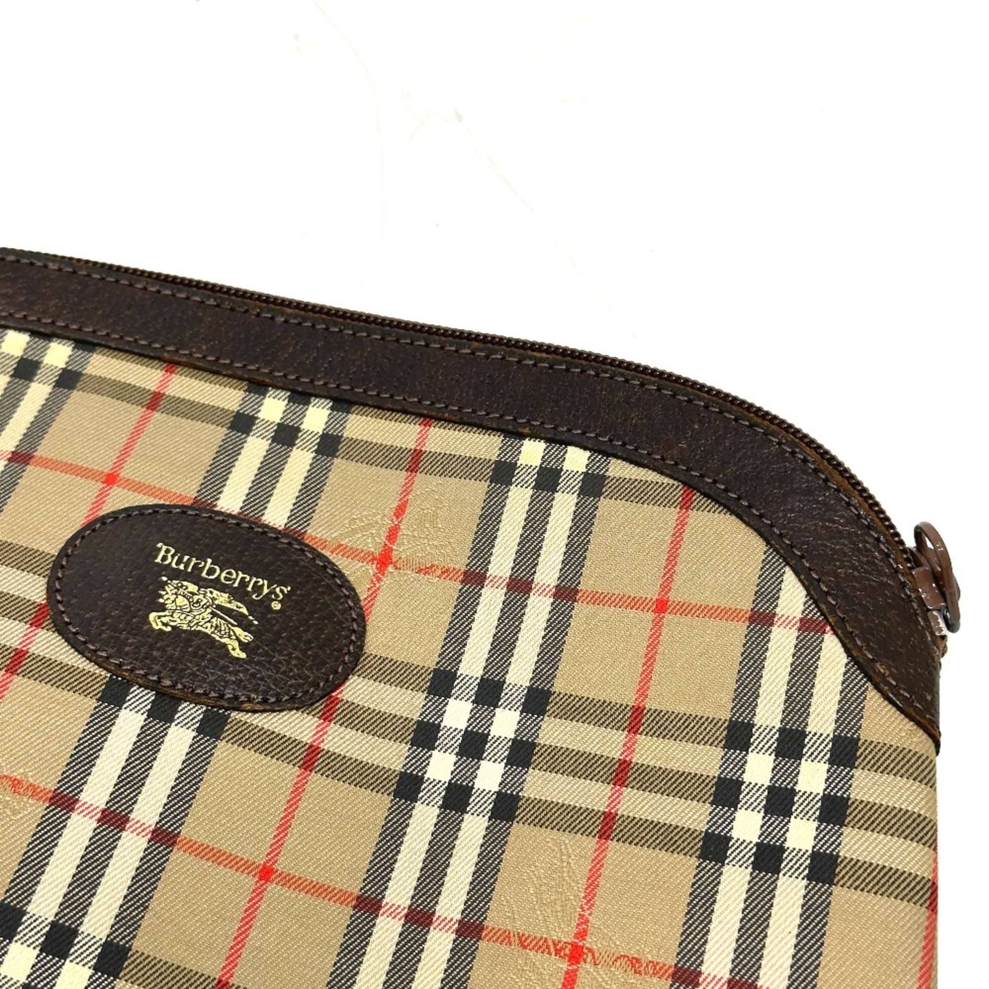 Burberry Beige Other Pouch (Pre-Owned)