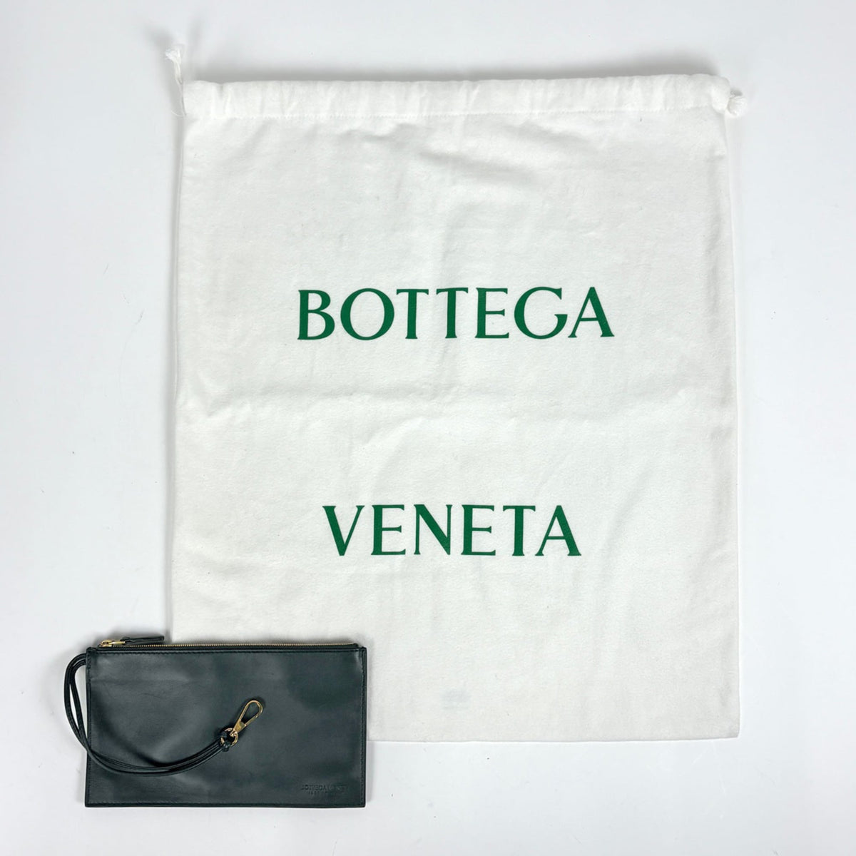 Bottega Veneta Green Leather Tote Bag (Pre-Owned)