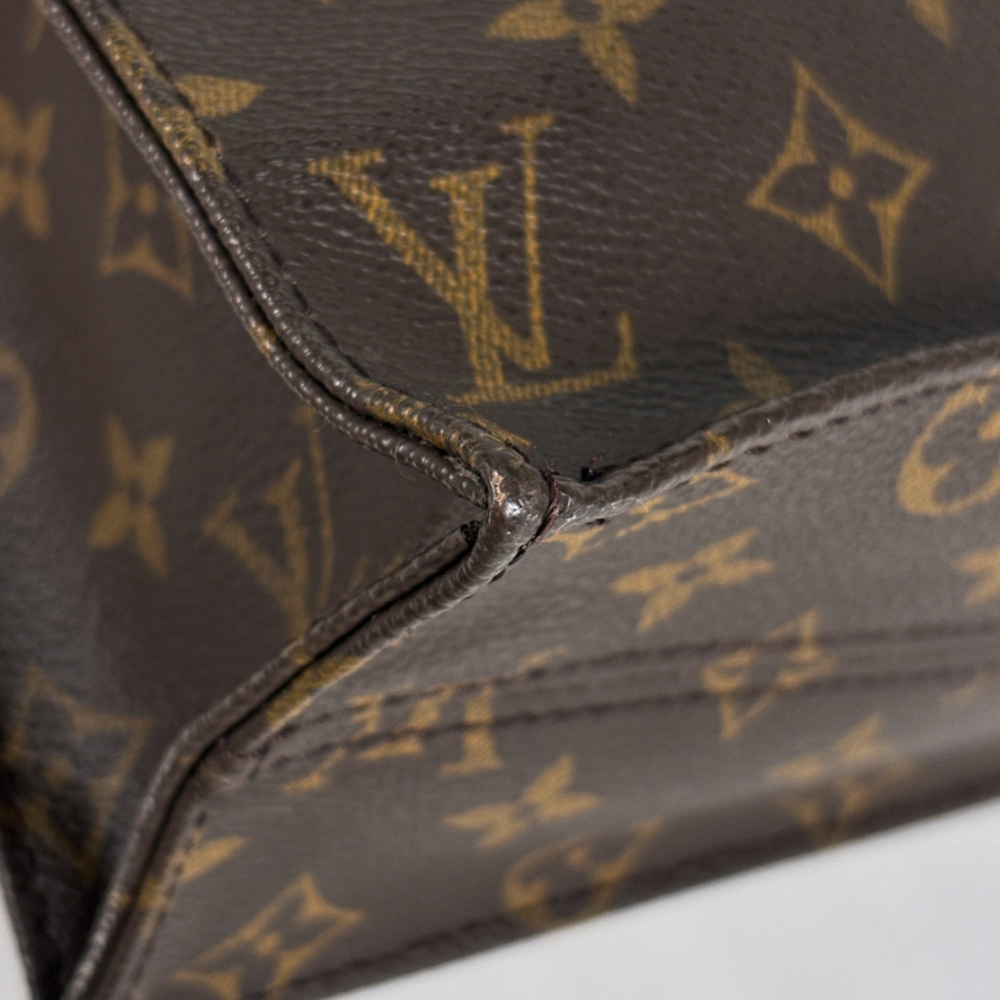 Louis Vuitton Brown Monogram Handbag Tote Bag (Pre-Owned)