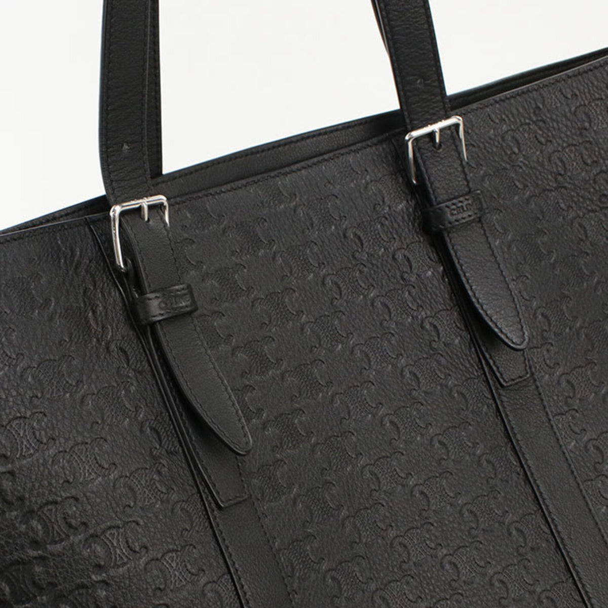 Celine Black Leather Tote Bag (Pre-Owned)