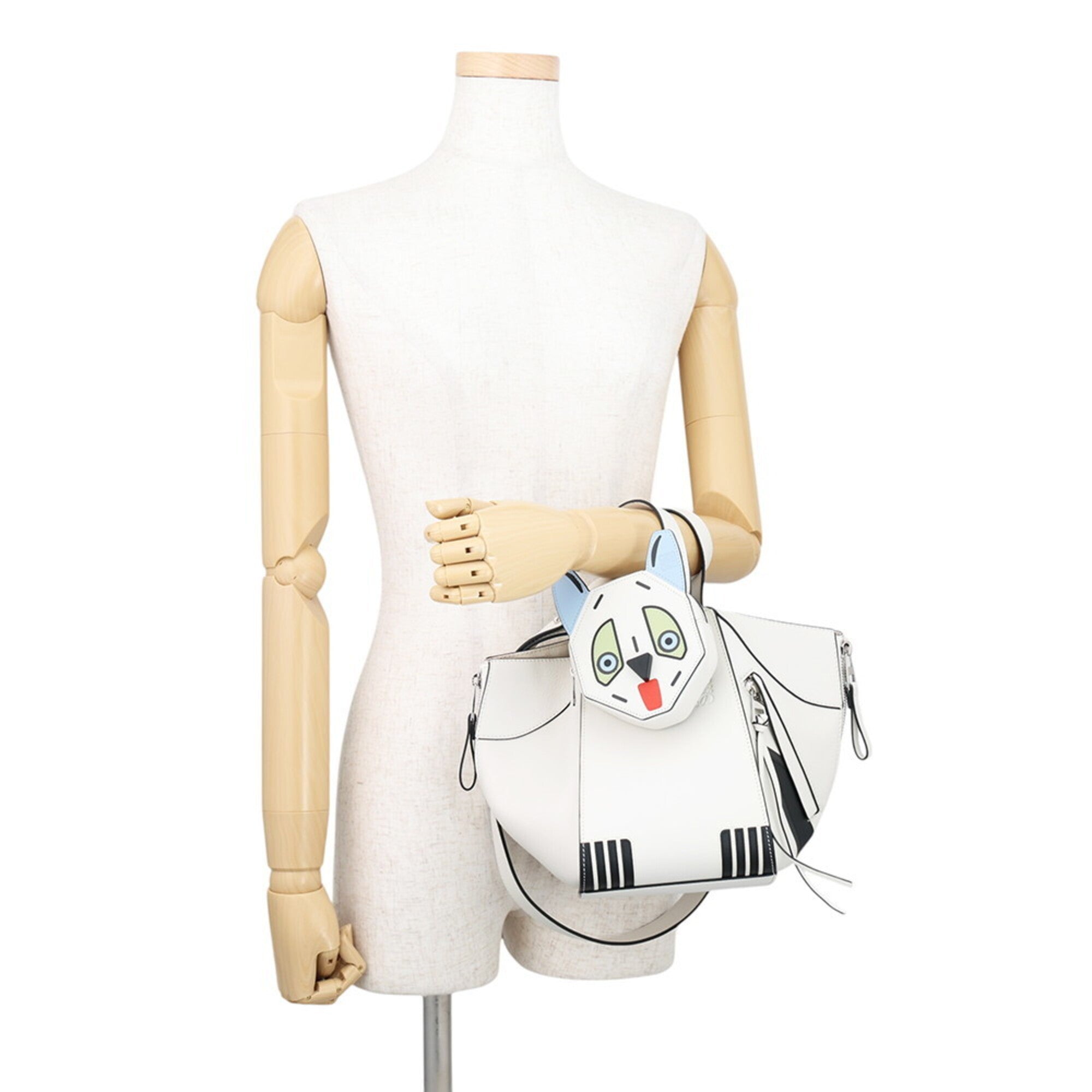 Loewe Hammock White Leather Handbag (Pre-Owned)