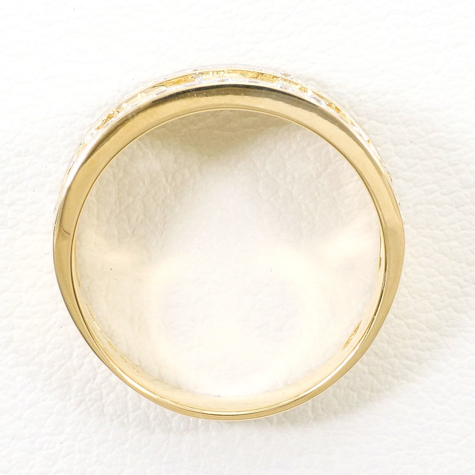 Unbranded White Gold Yellow Gold White Gold (14K) Yellow Gold (14K) Band Ring (Pre-Owned)