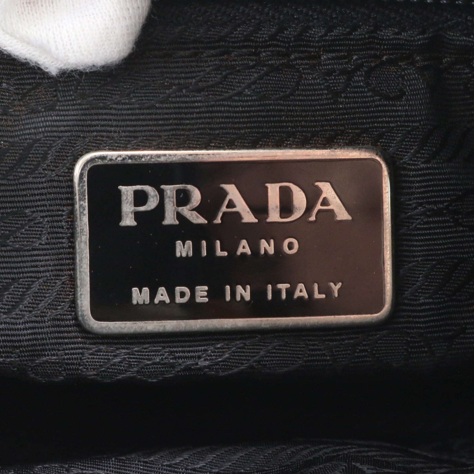 Prada Black Handbag Shoulder Bag Tote Bag (Pre-Owned)