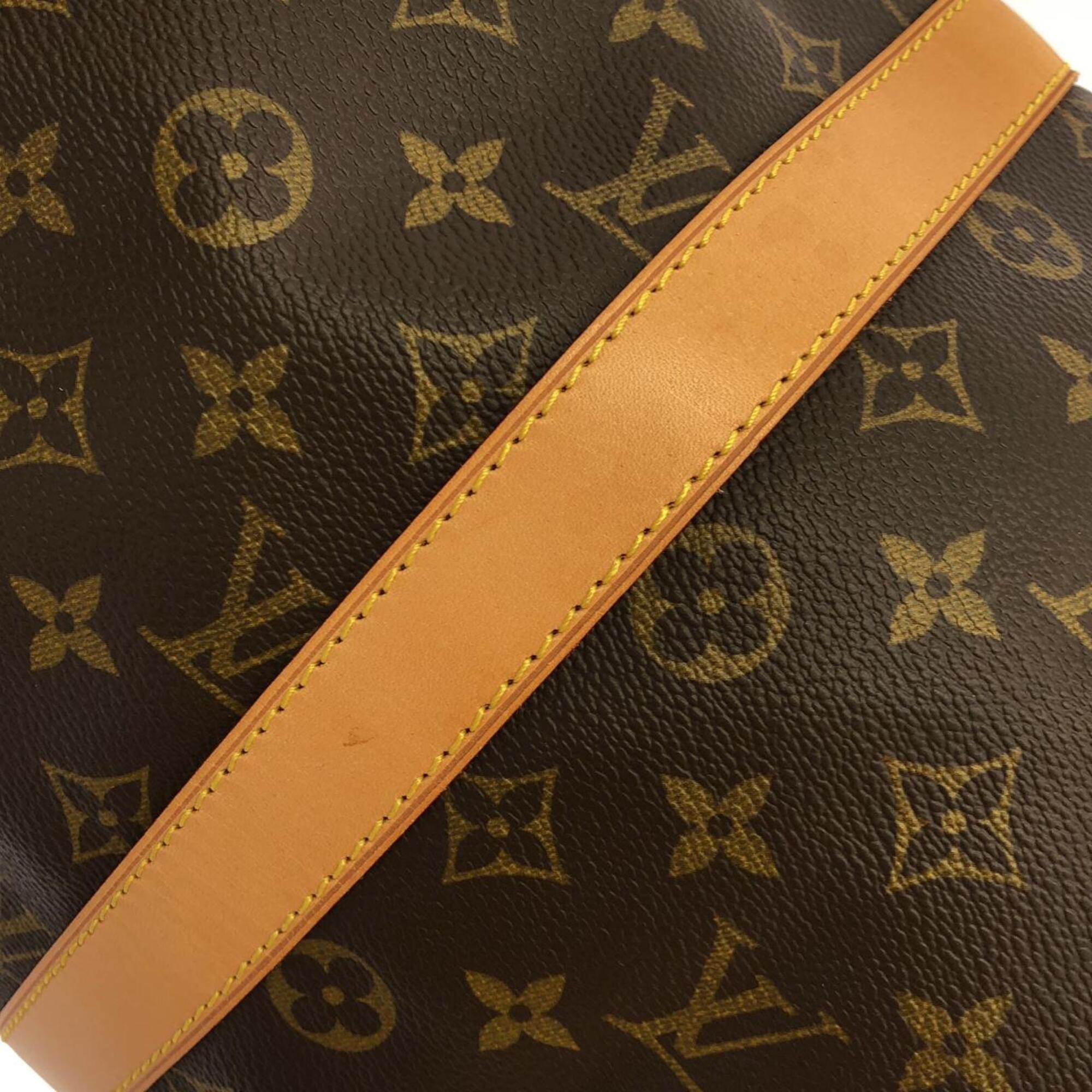 Louis Vuitton Marron Coated Canvas Boston Bag (Pre-Owned)