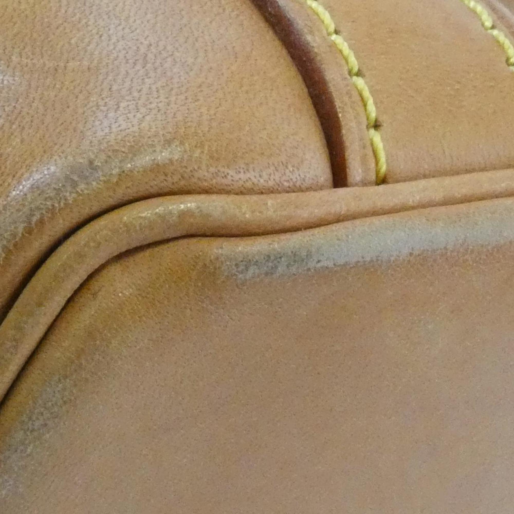 Louis Vuitton Monogram Marron Coated Canvas Backpack (Pre-Owned)