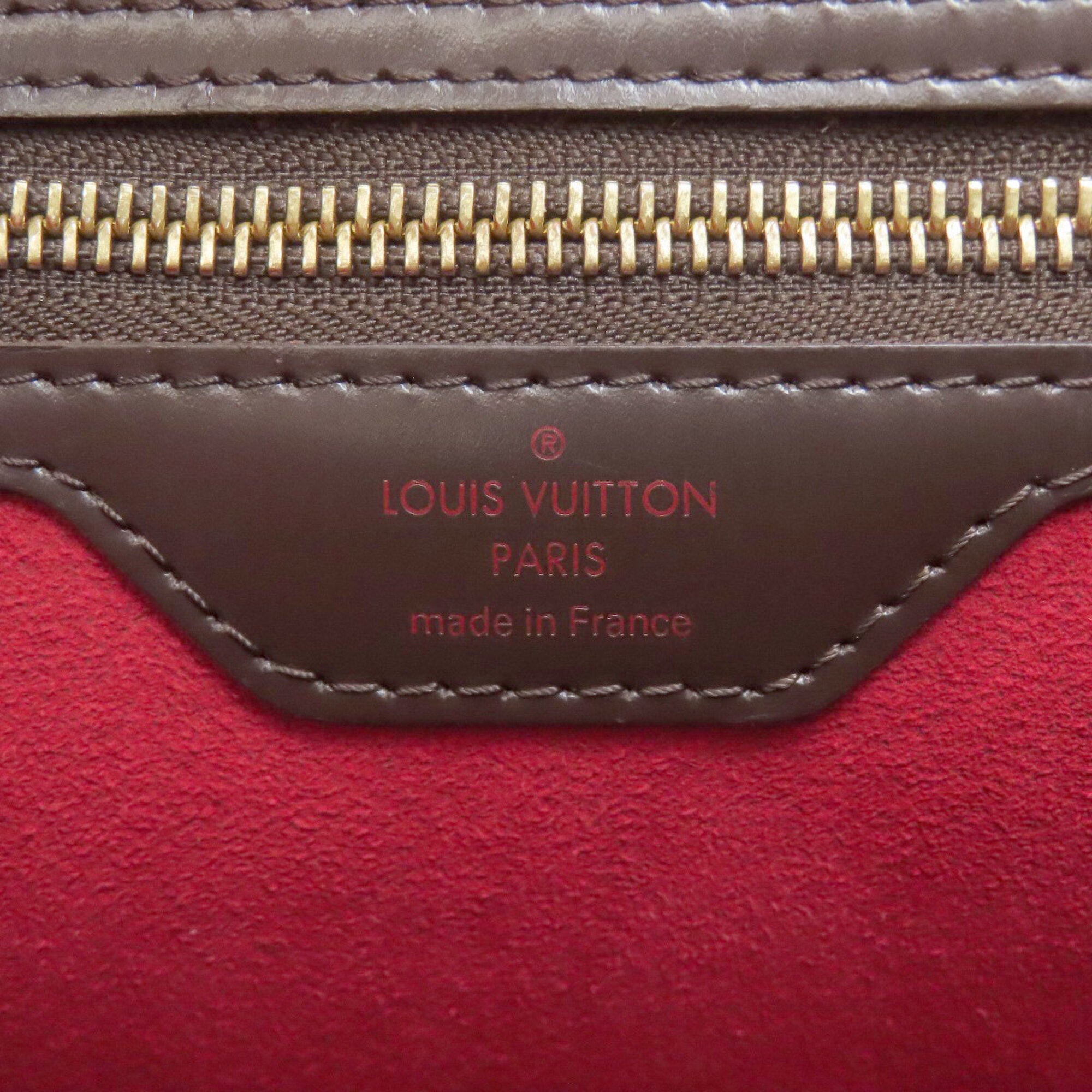Louis Vuitton Brown Damier Canvas Ebene Damier Canvas Handbag (Pre-Owned)