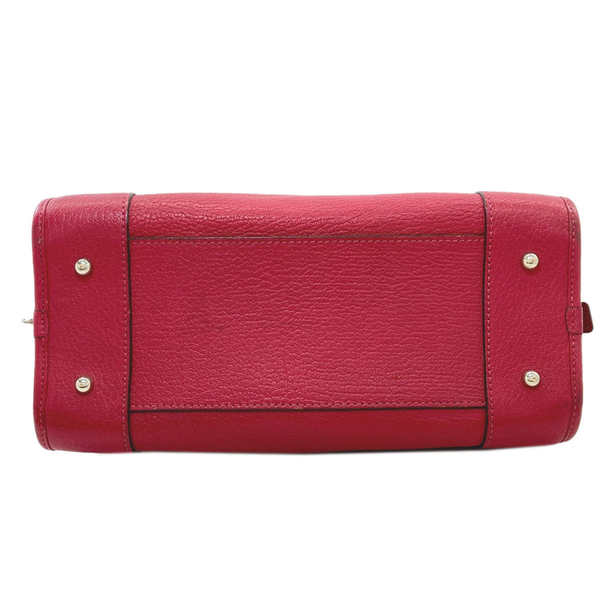 Loewe Red Color Leather Handbag (Pre-Owned)