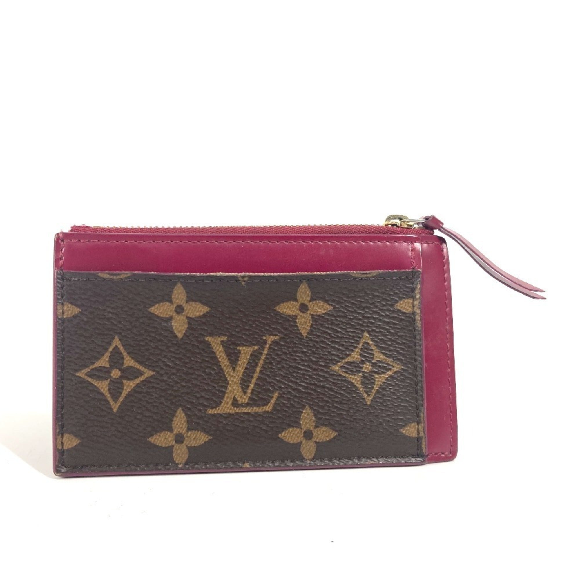 Louis Vuitton Monogram Brown Purple Monogram Coin Purse/Coin Case (Pre-Owned)
