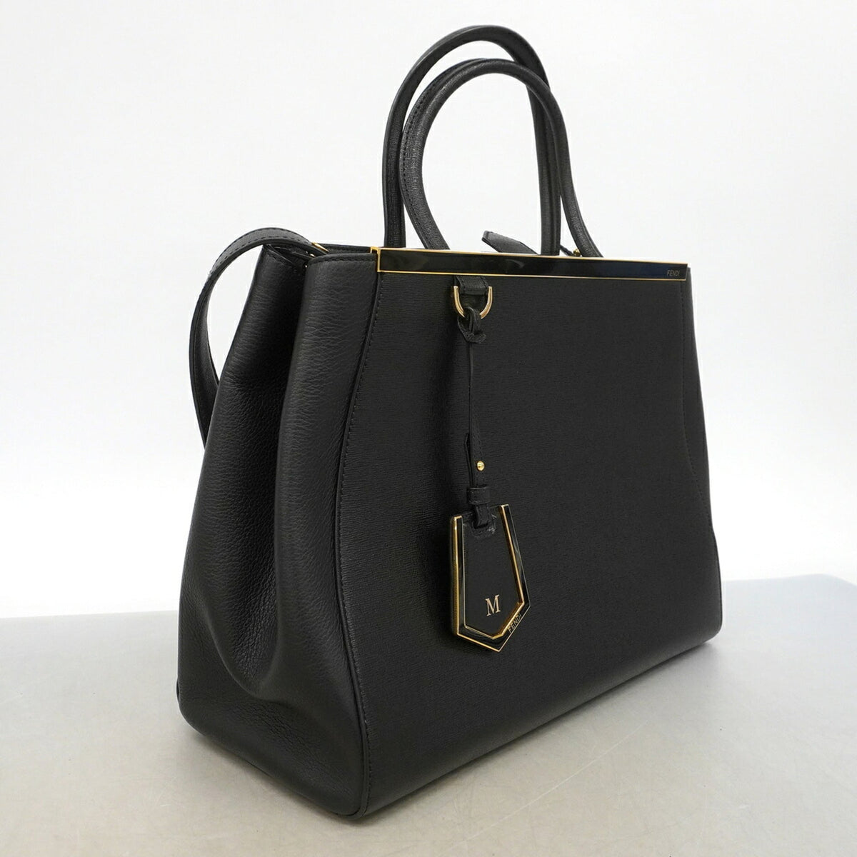 Fendi Black Leather Handbag (Pre-Owned)