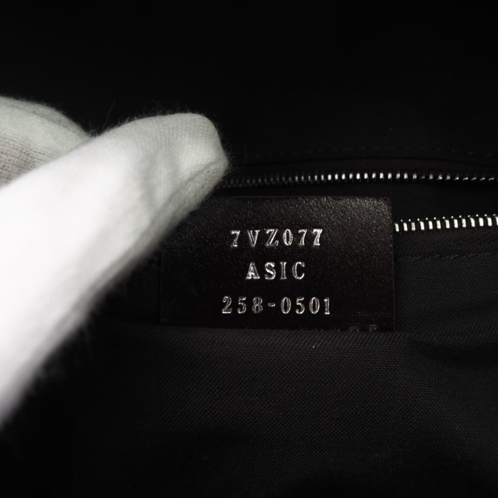 Fendi Blue Coated Canvas Backpack (Pre-Owned)