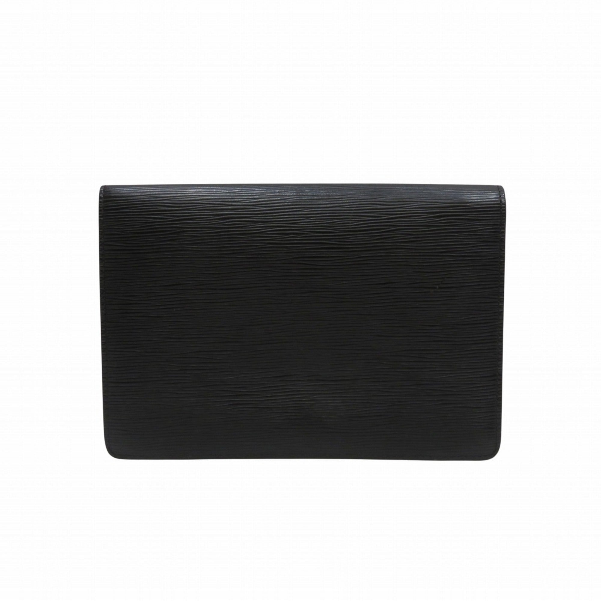 Louis Vuitton Black Epi Leather Clutch Bag (Pre-Owned)