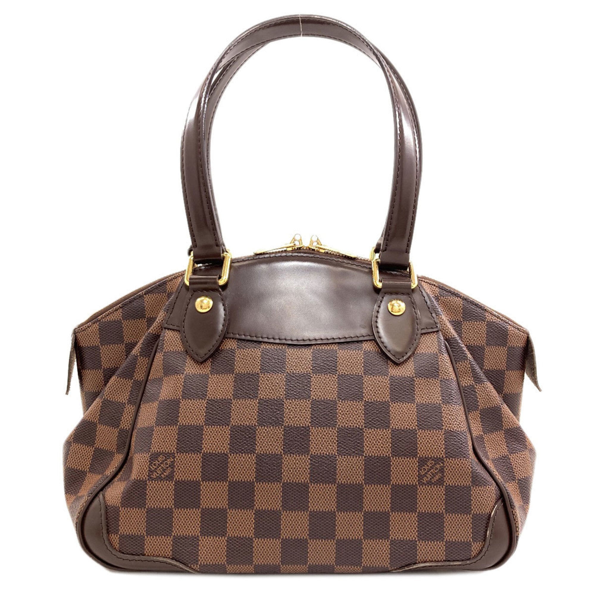 Louis Vuitton Damier Damier Canvas Ebene Damier Canvas Handbag (Pre-Owned)