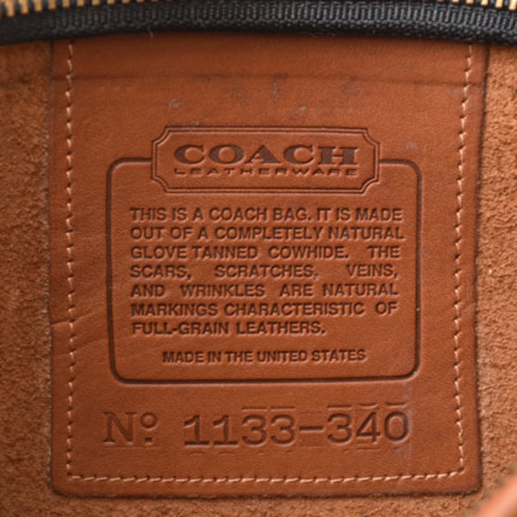 Coach Brown Leather Clutch Bag Pouch (Pre-Owned)