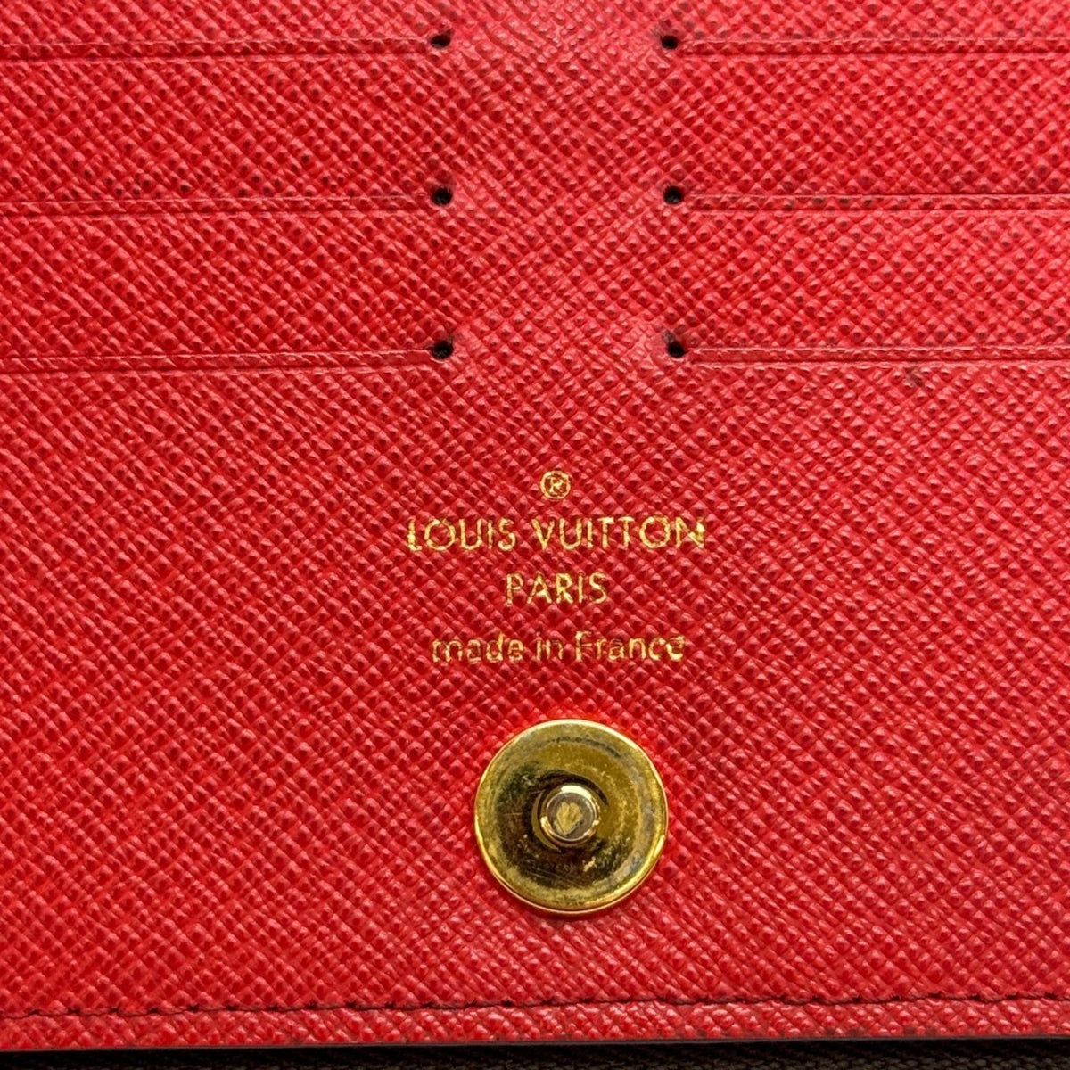 Louis Vuitton Monogram Brown Coquelicots Monogram Monogram Long Wallet (Bi-Fold) (Pre-Owned)