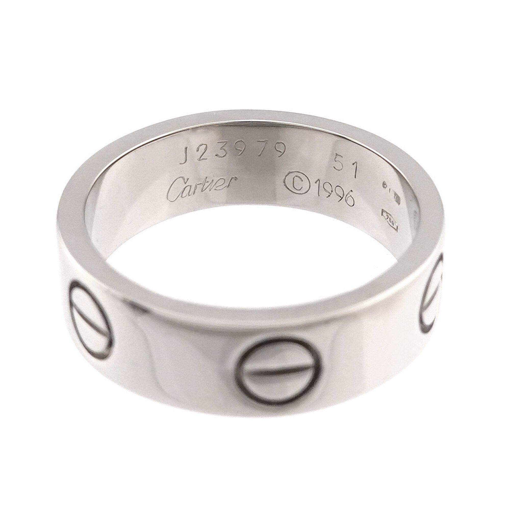 Cartier White Gold (18K) Band Ring (Pre-Owned)