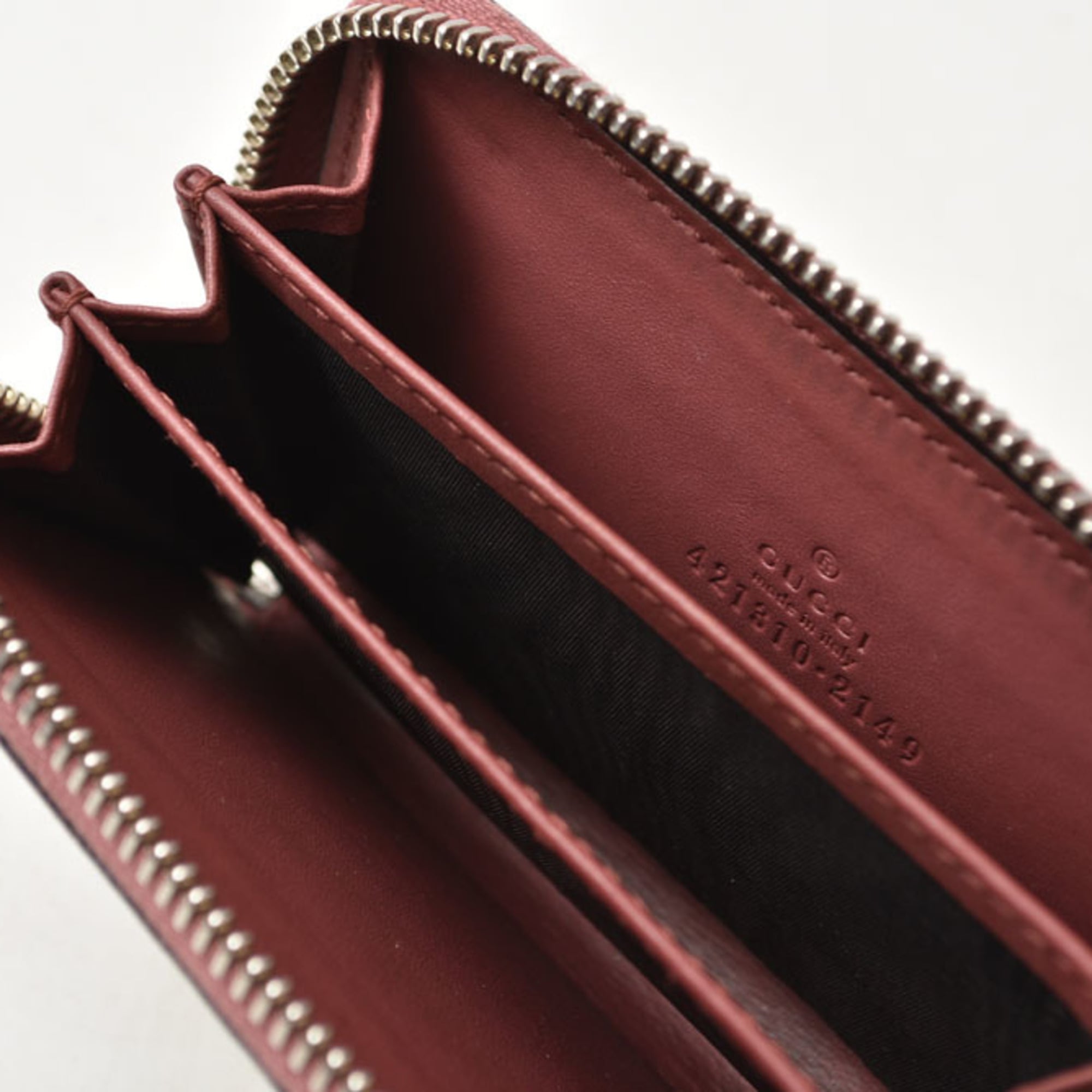 Gucci Pink Gg Plus Long Wallet (Bi-Fold) (Pre-Owned)