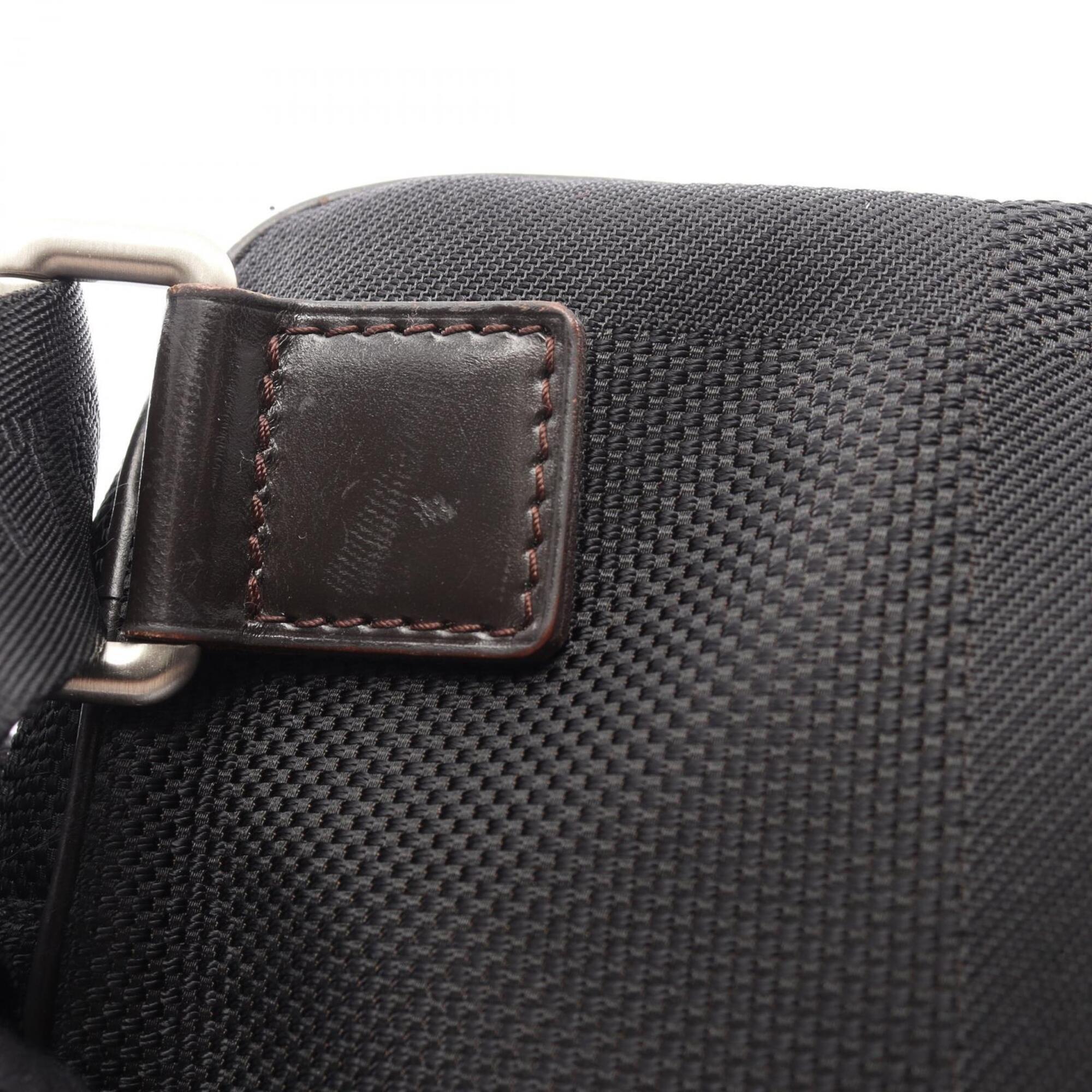 Louis Vuitton Black Noir Damier Geant Fanny Pack Handbag (Pre-Owned)