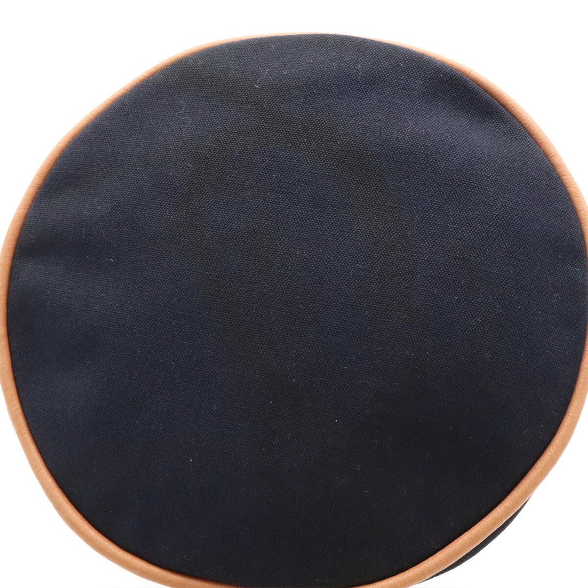 Hermes Navy Canvas Shoulder Bag (Pre-Owned)