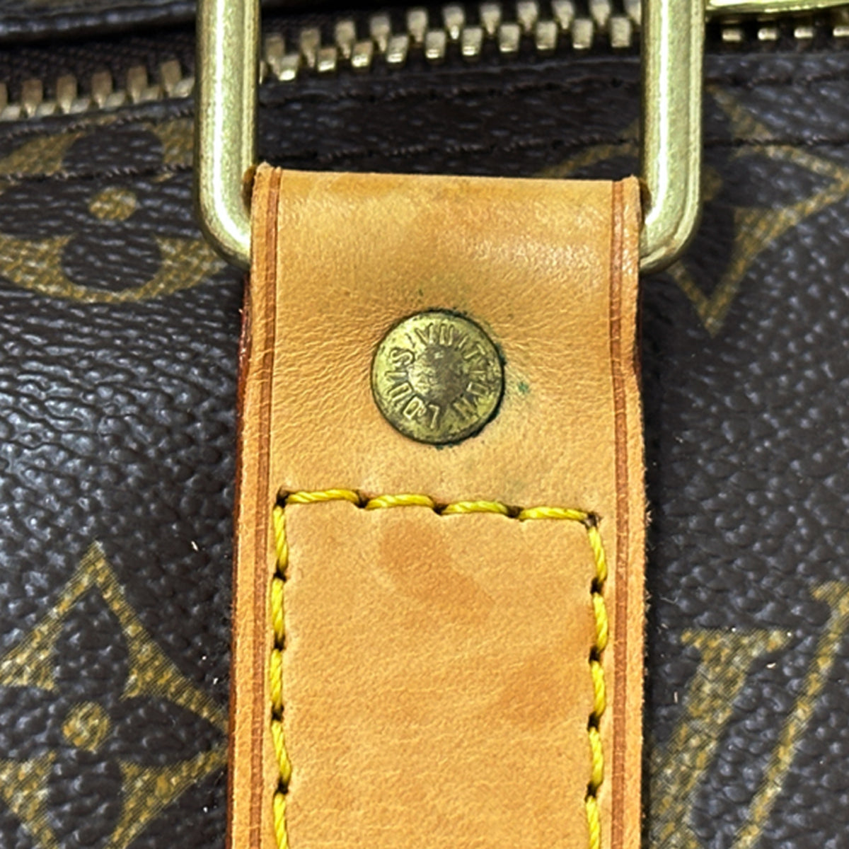 Louis Vuitton Brown Monogram Canvas Boston Bag (Pre-Owned)