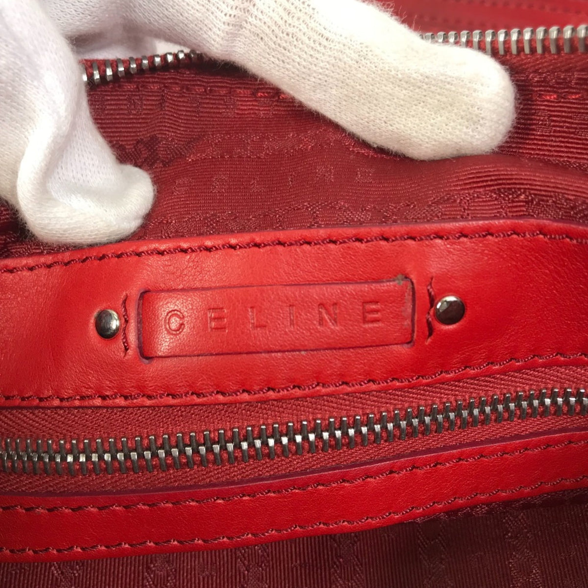 Celine Red Other Boston Bag (Pre-Owned)