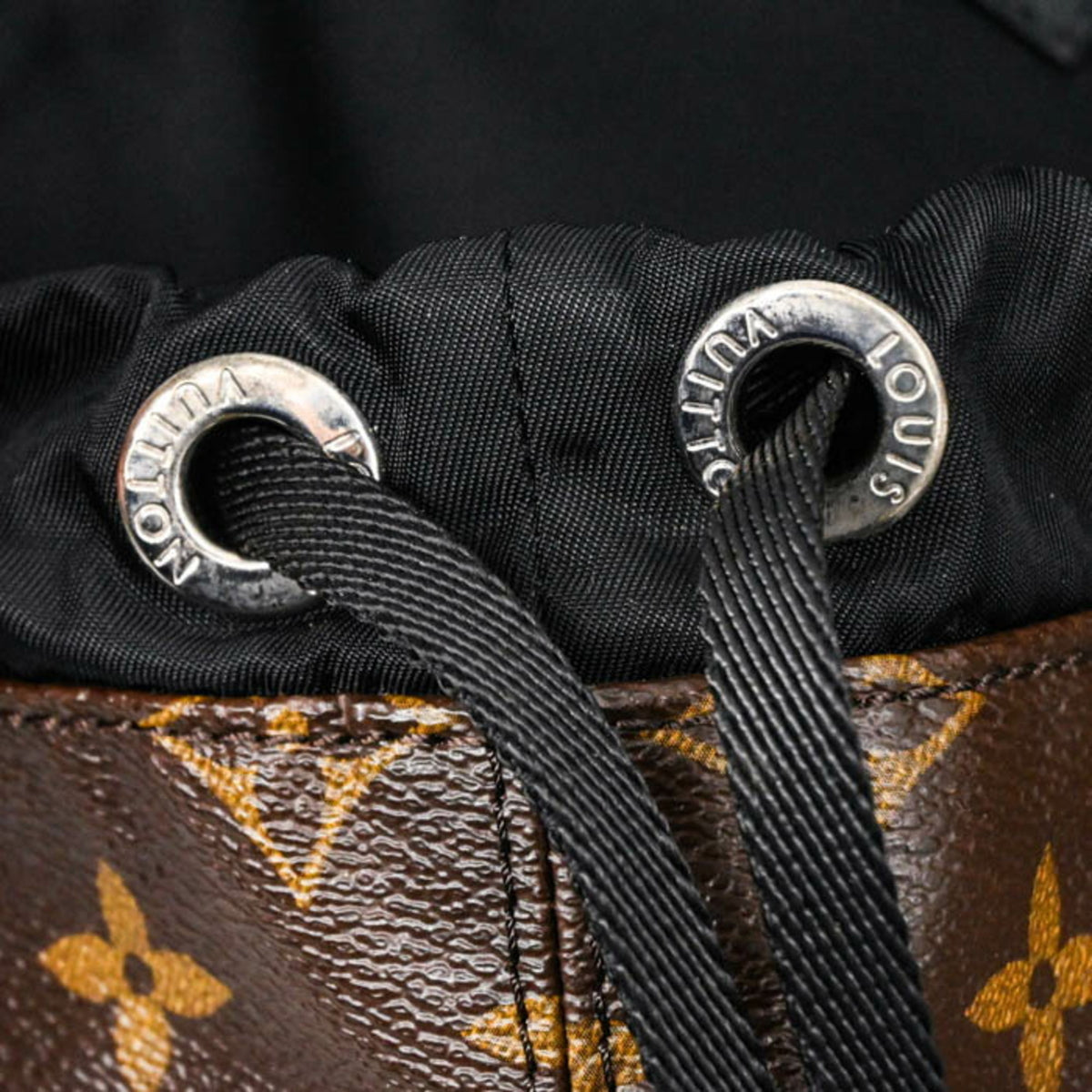 Louis Vuitton Brown Monogram Macassar Canvas Pouch Tote Bag (Pre-Owned)