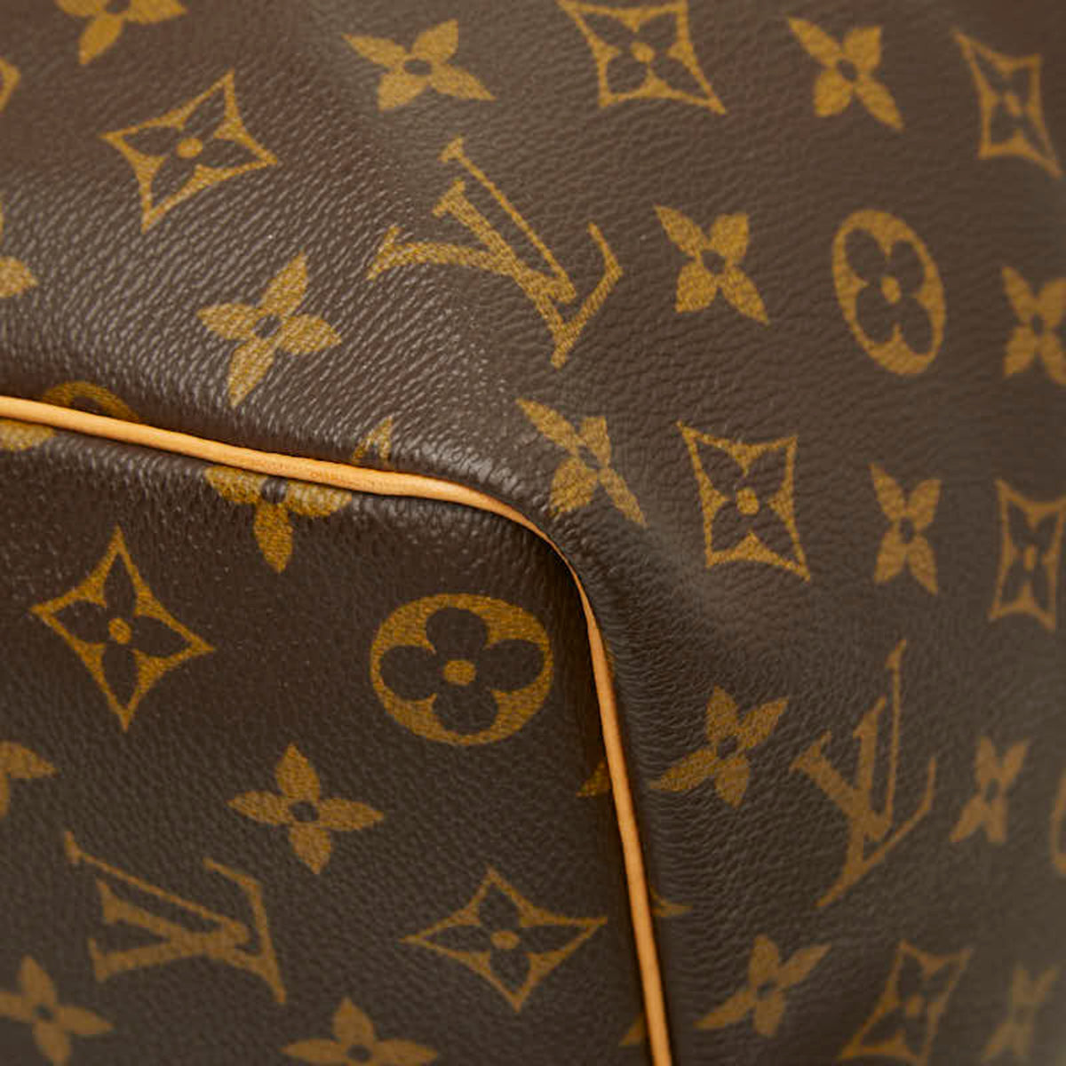 Louis Vuitton Monogram Brown Pvc Leather Boston Bag (Pre-Owned)
