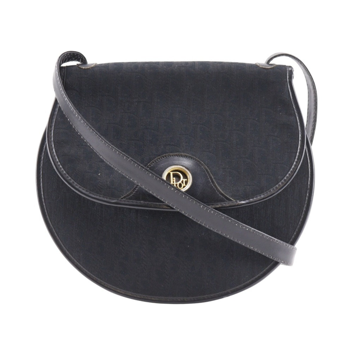 Christian Dior Black Canvas Shoulder Bag (Pre-Owned)