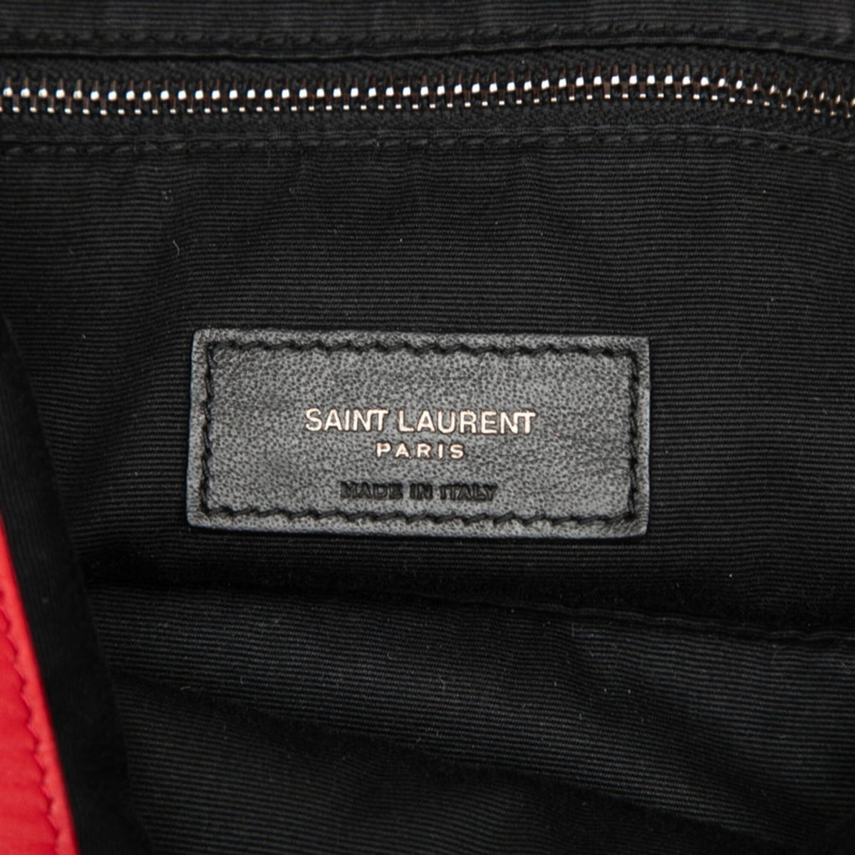Saint Laurent Red Color Leather Shoulder Bag (Pre-Owned)