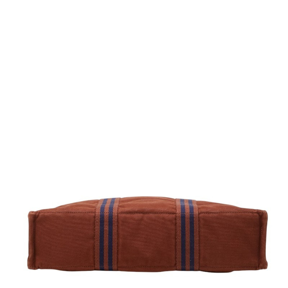 Hermes Brown Canvas Tote Bag (Pre-Owned)