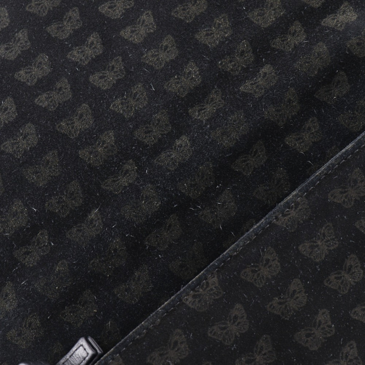 Bottega Veneta Black Suede Shoulder Bag Tote Bag (Pre-Owned)