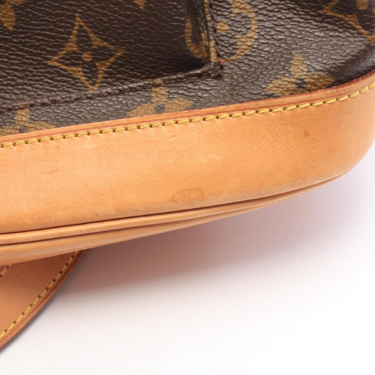 Louis Vuitton Brown Monogram Coated Canvas Leather Backpack (Pre-Owned)