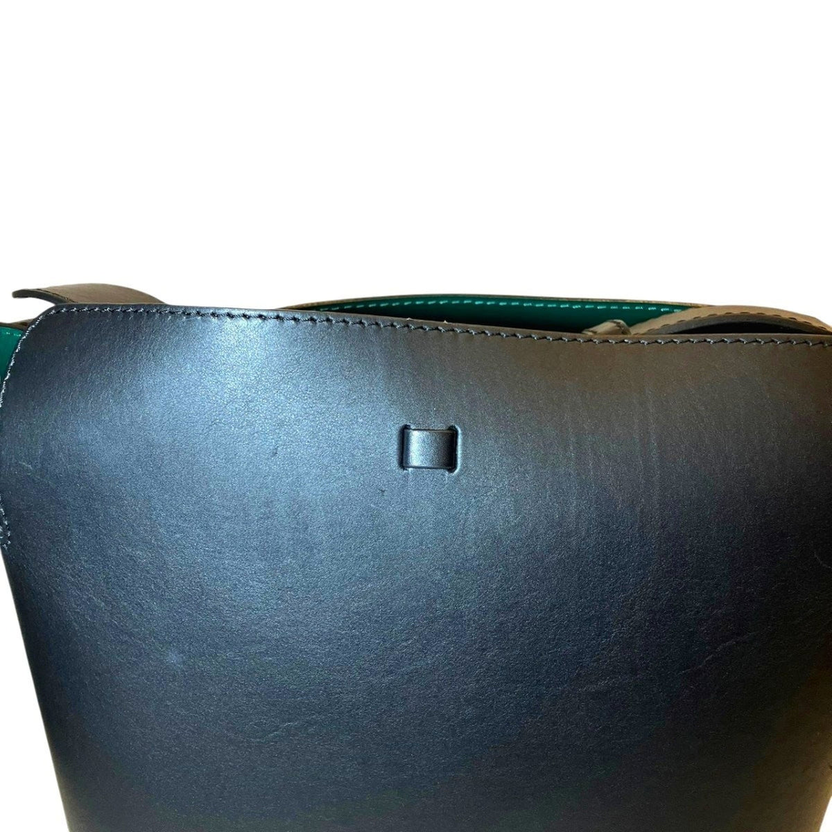 Burberry Black Leather Pouch Shoulder Bag (Pre-Owned)