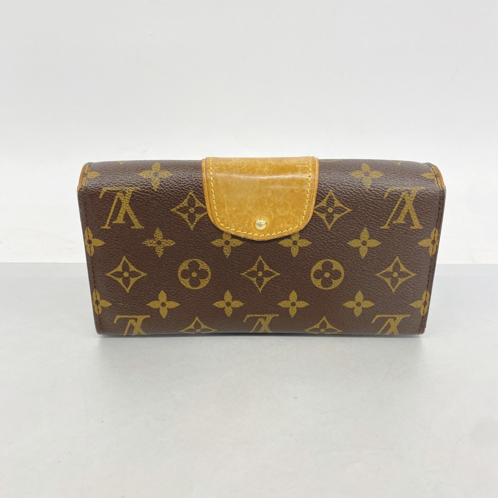 Louis Vuitton Brown Long Wallet (Bi-Fold) (Pre-Owned)