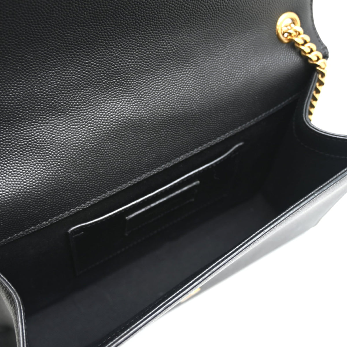 Saint Laurent Black Leather Shoulder Bag (Pre-Owned)