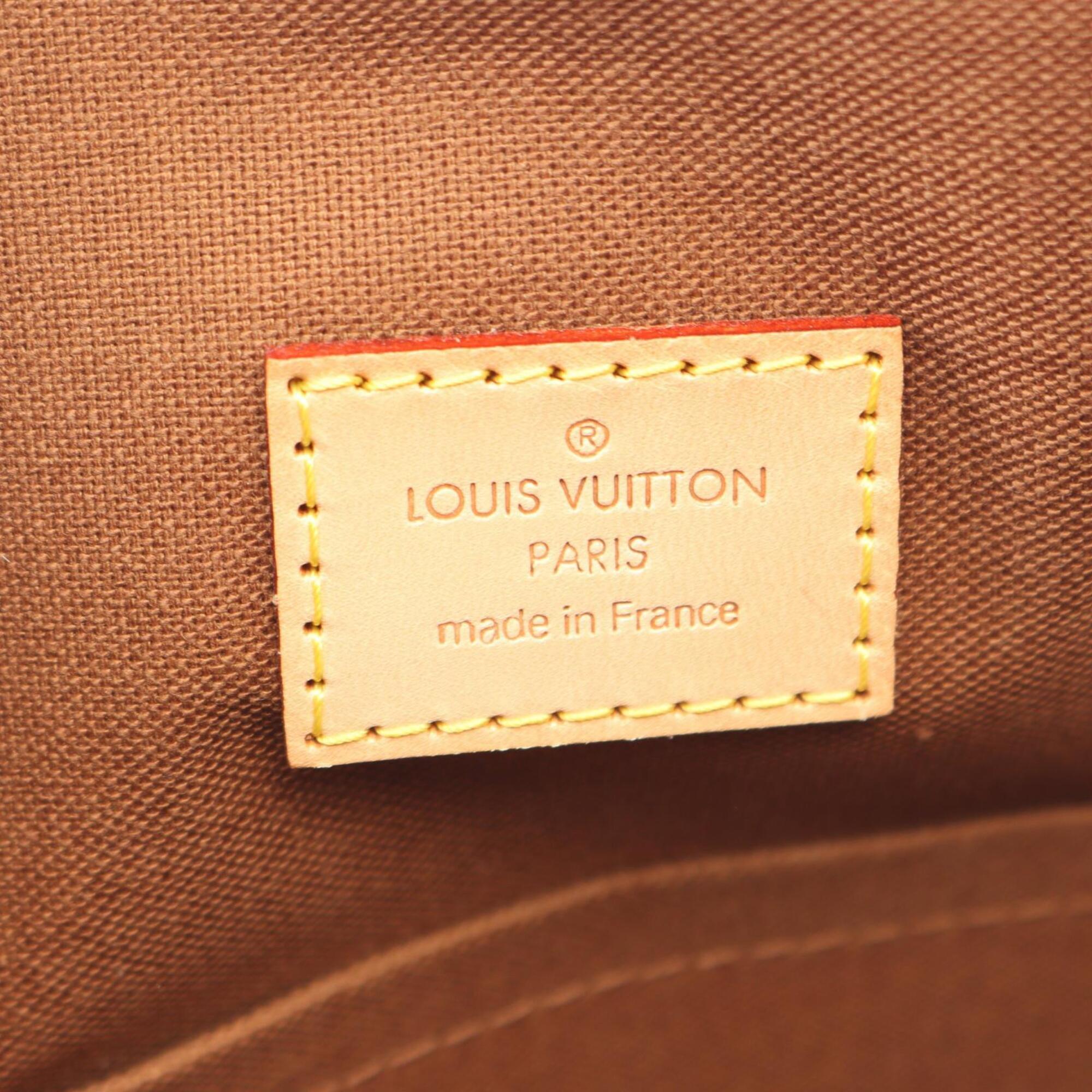Louis Vuitton Brown Monogram Monogram Leather Handbag (Pre-Owned)