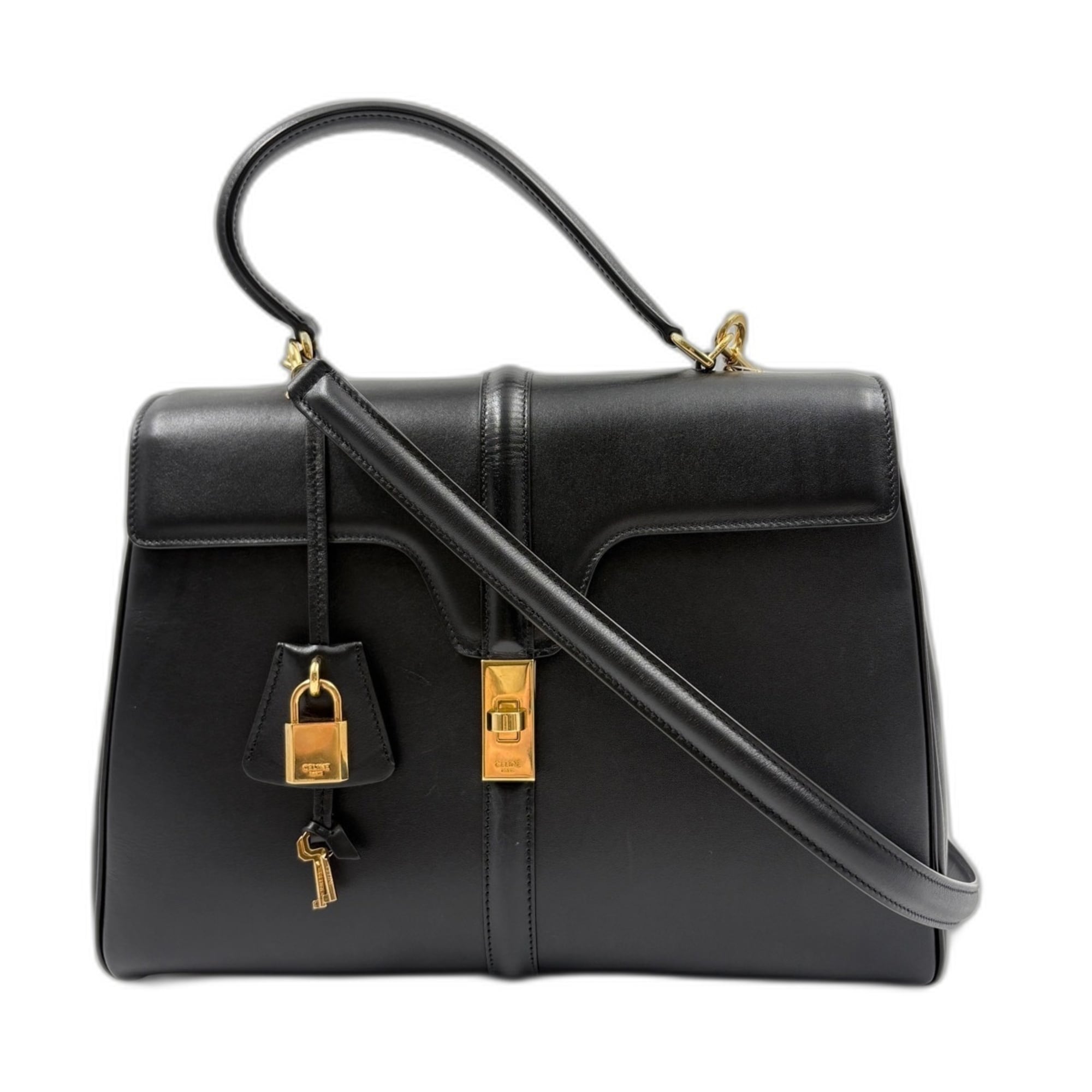 Celine Black Handbag Shoulder Bag (Pre-Owned)