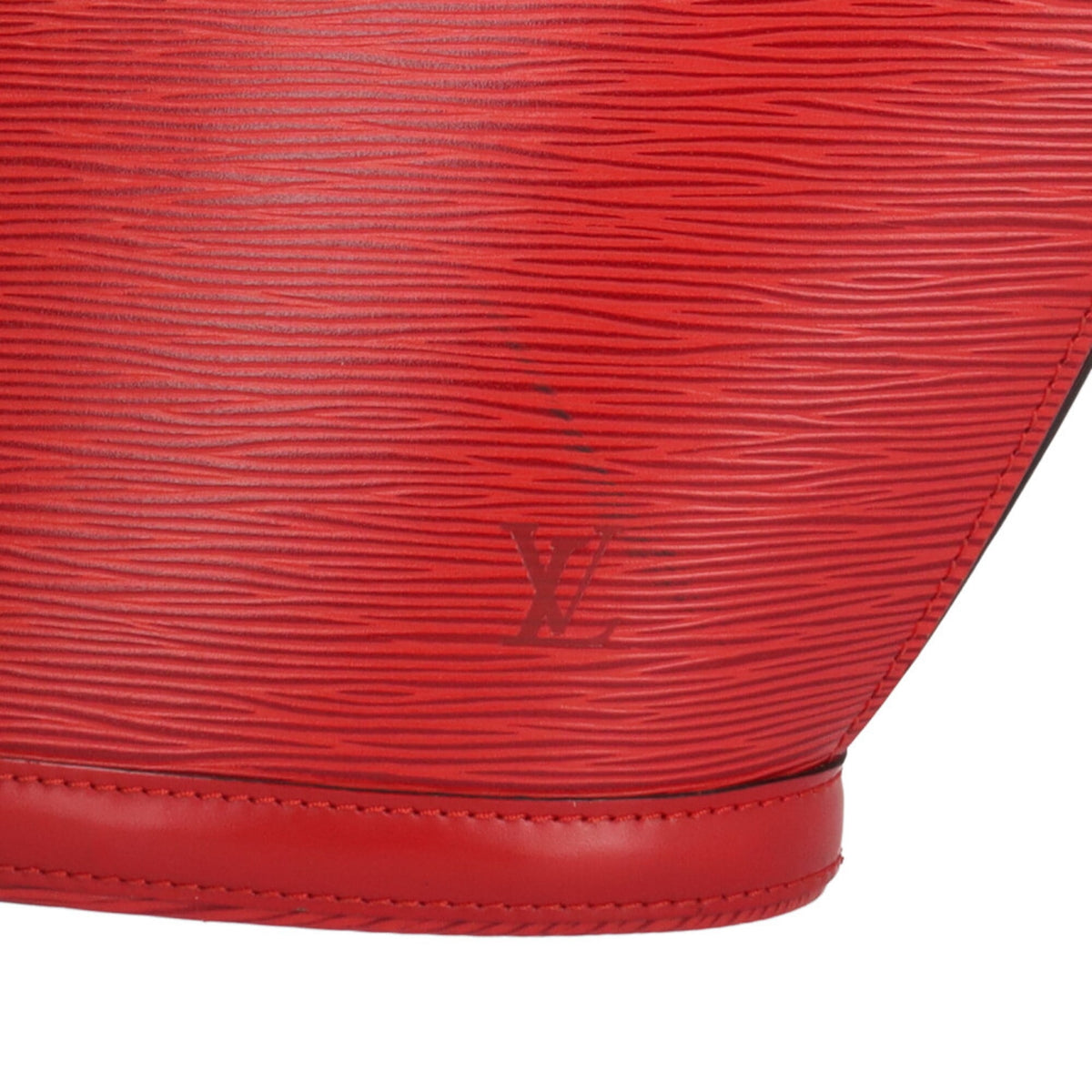 Louis Vuitton Epi Castilian Red Red Color Epi Leather Handbag Shoulder Bag (Pre-Owned)