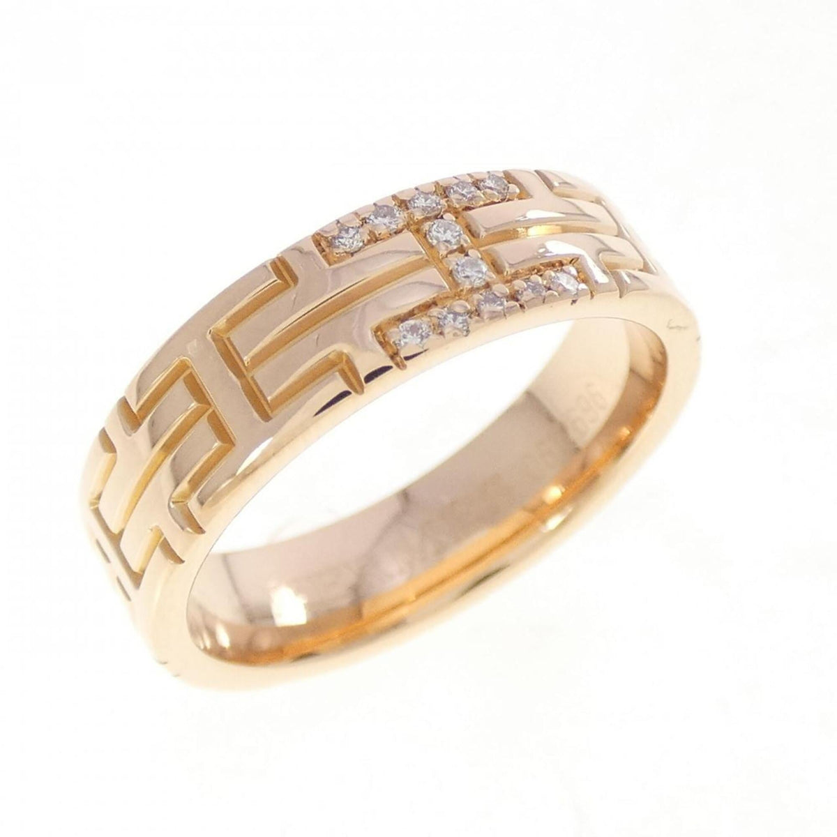 Hermes Pink Gold (18K) Band Ring (Pre-Owned)