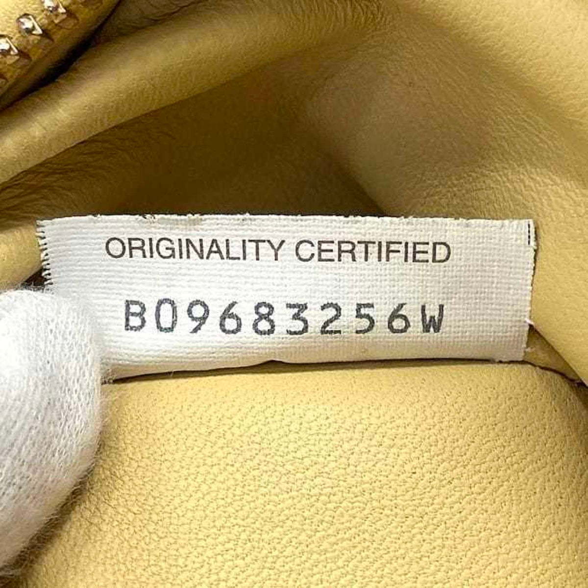 Bottega Veneta Beige Yellow Fur Handbag (Pre-Owned)