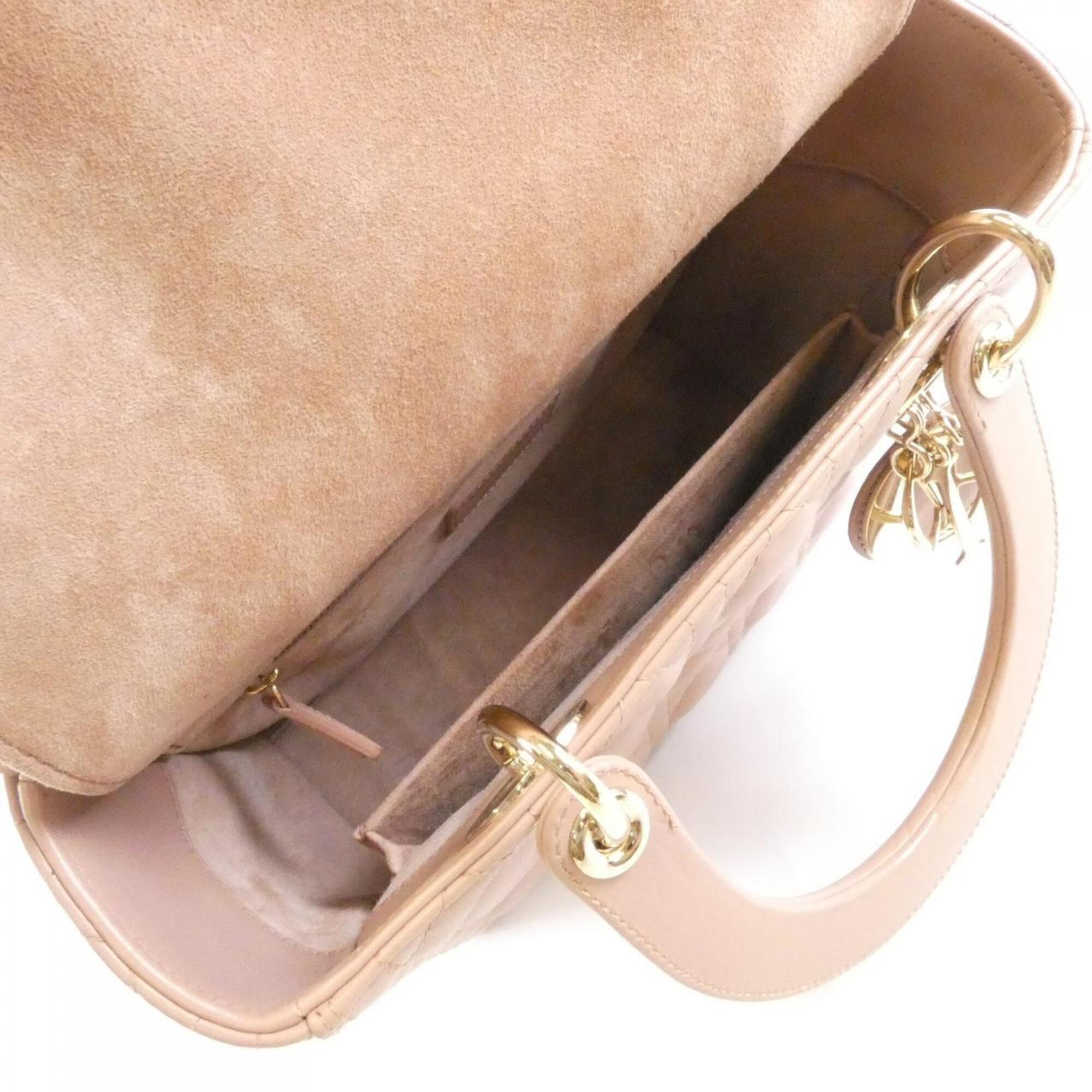 Christian Dior Pink Leather Handbag (Pre-Owned)