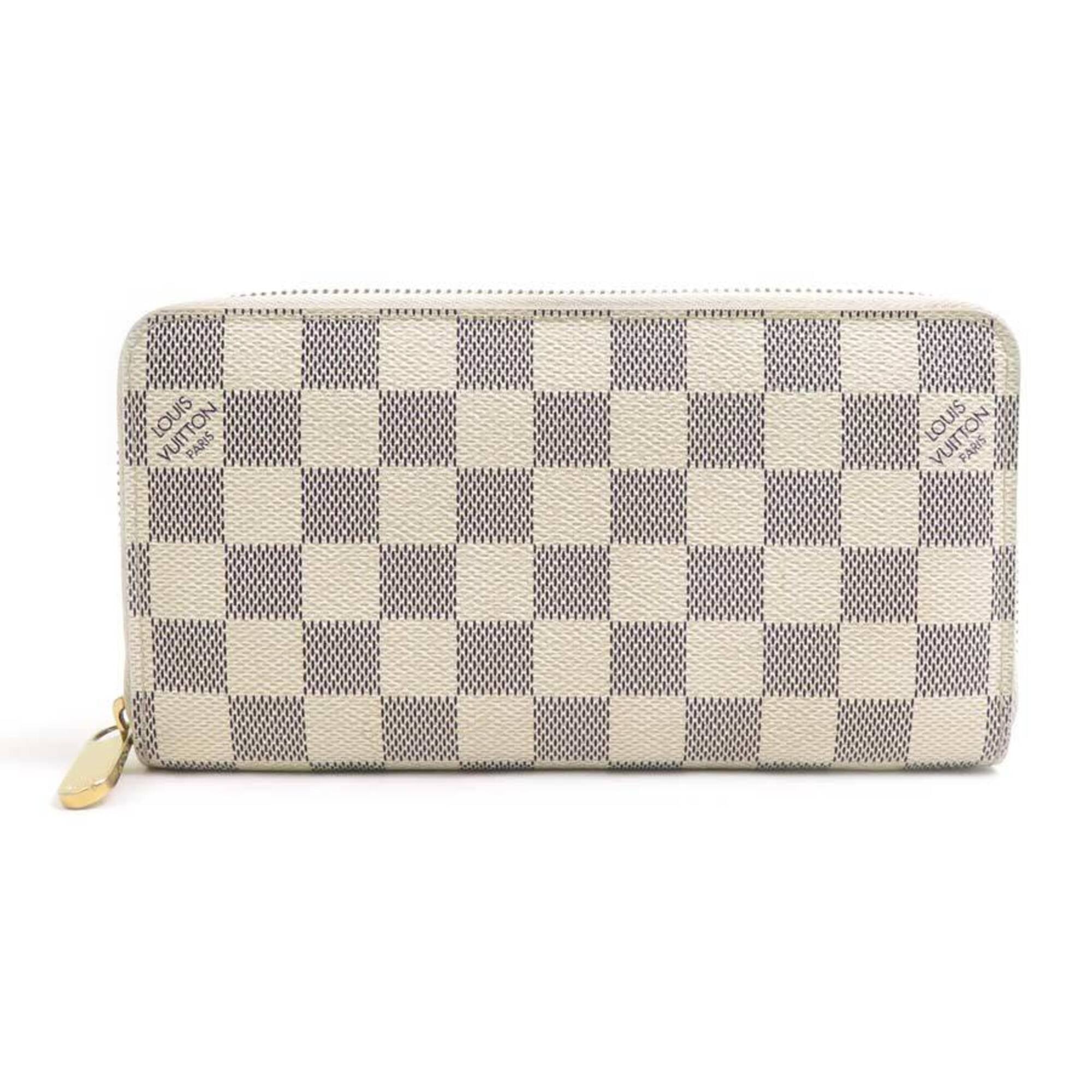 Louis Vuitton Damier Azur Ivory Damier Azur Long Wallet (Bi-Fold) (Pre-Owned)