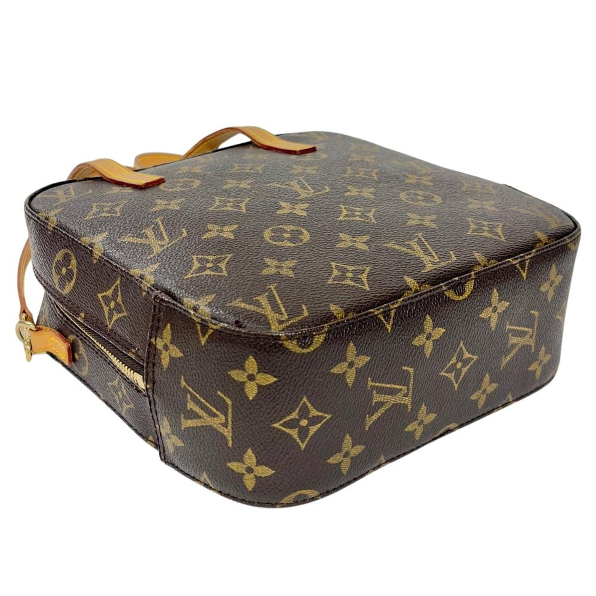 Louis Vuitton Brown Monogram Canvas Handbag (Pre-Owned)