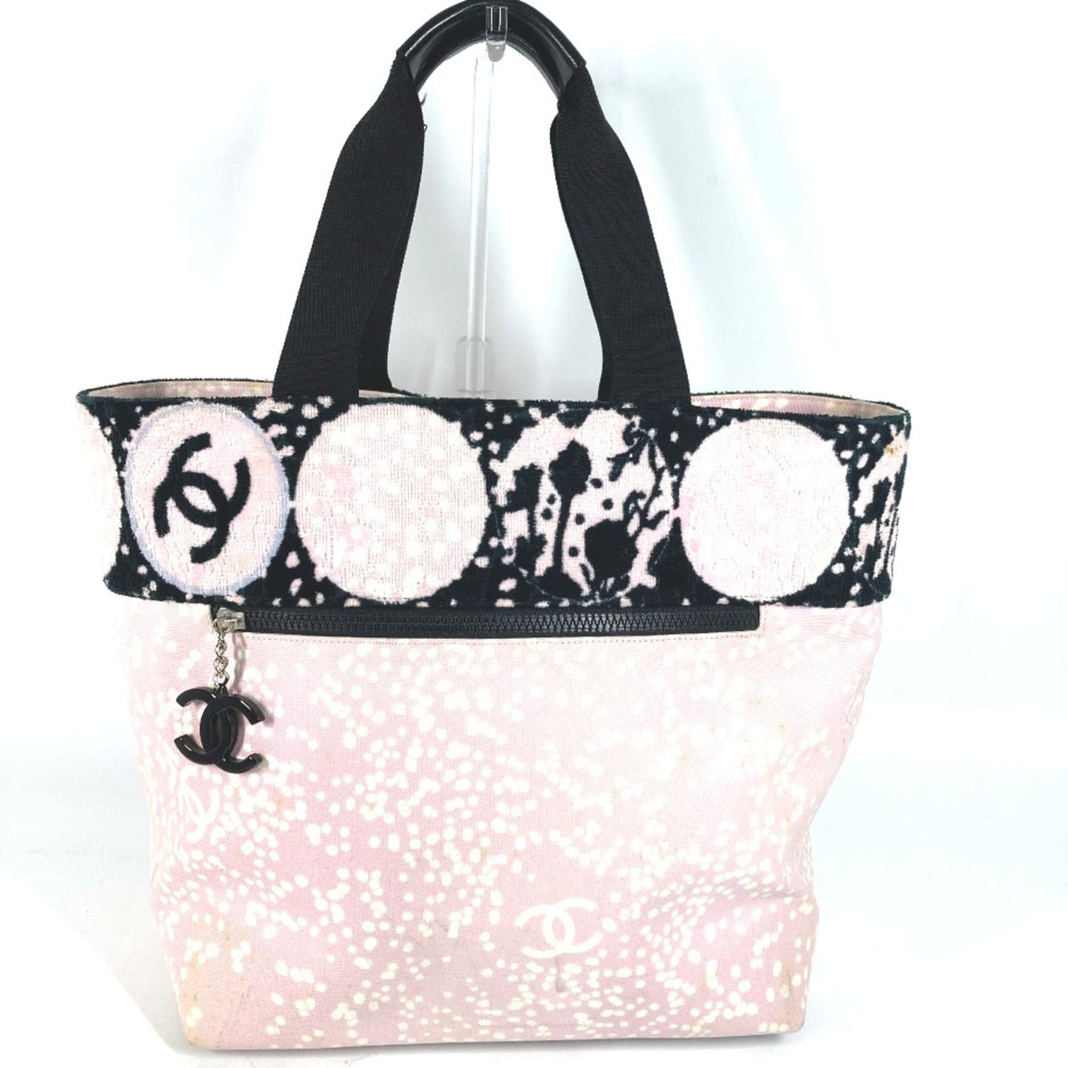 Chanel Pink Cotton Shoulder Bag (Pre-Owned)