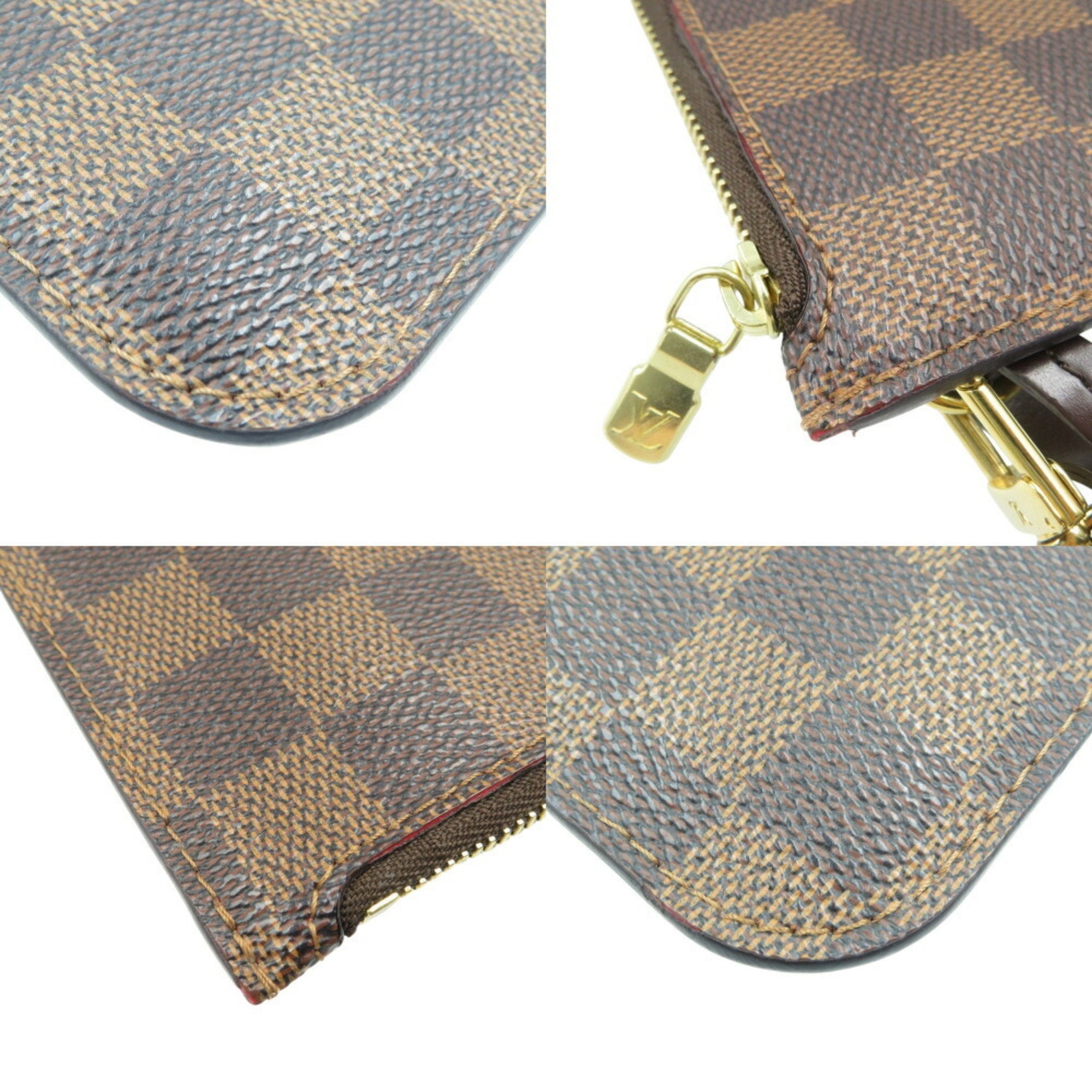 Louis Vuitton Brown Damier Canvas Pouch (Pre-Owned)