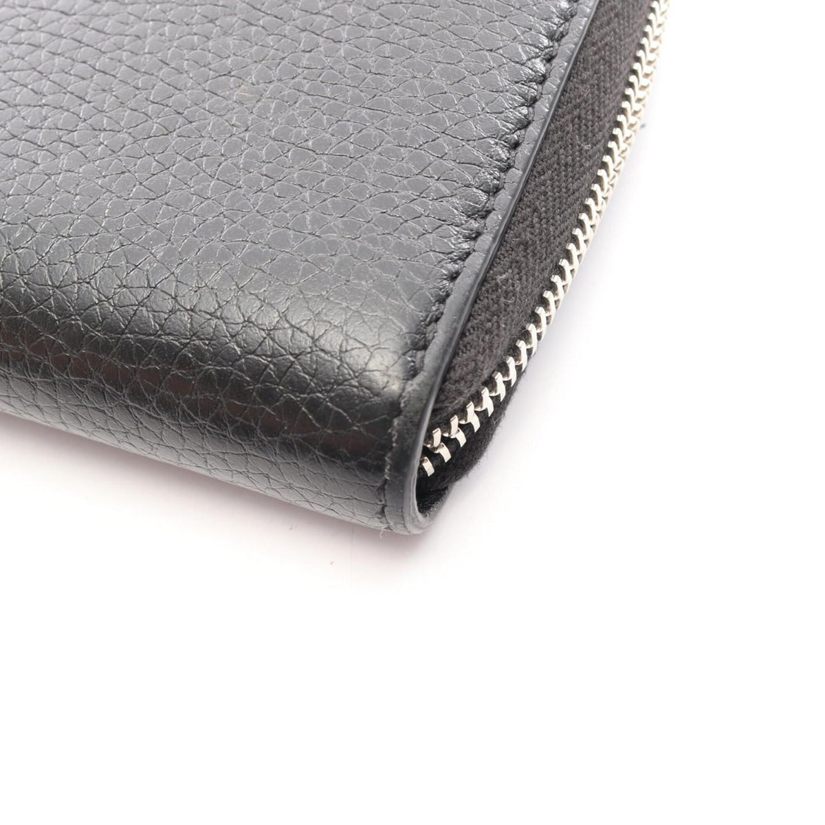 Gucci Black Leather Long Wallet (Bi-Fold) (Pre-Owned)