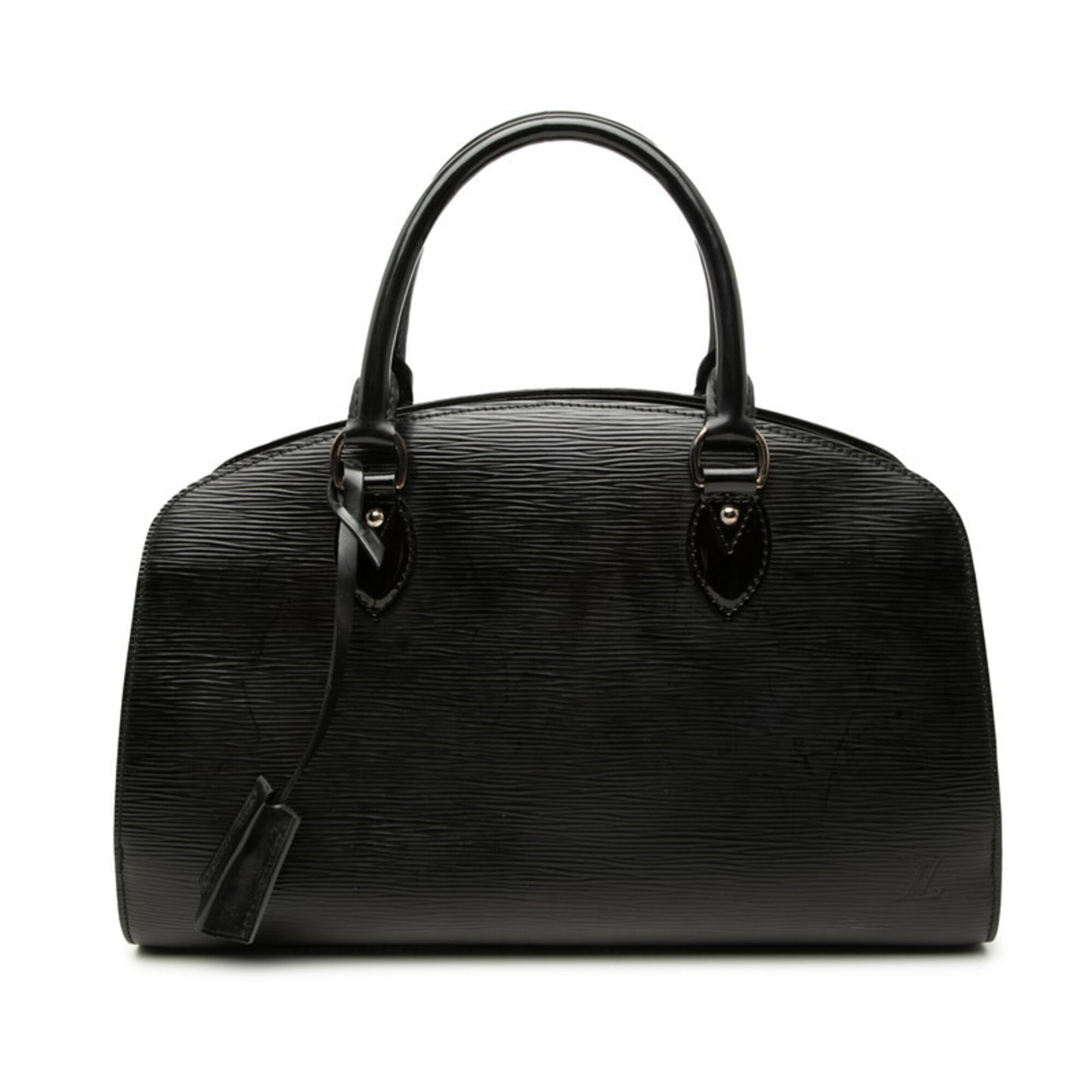 Louis Vuitton Black Noir Patent Leather Handbag (Pre-Owned)